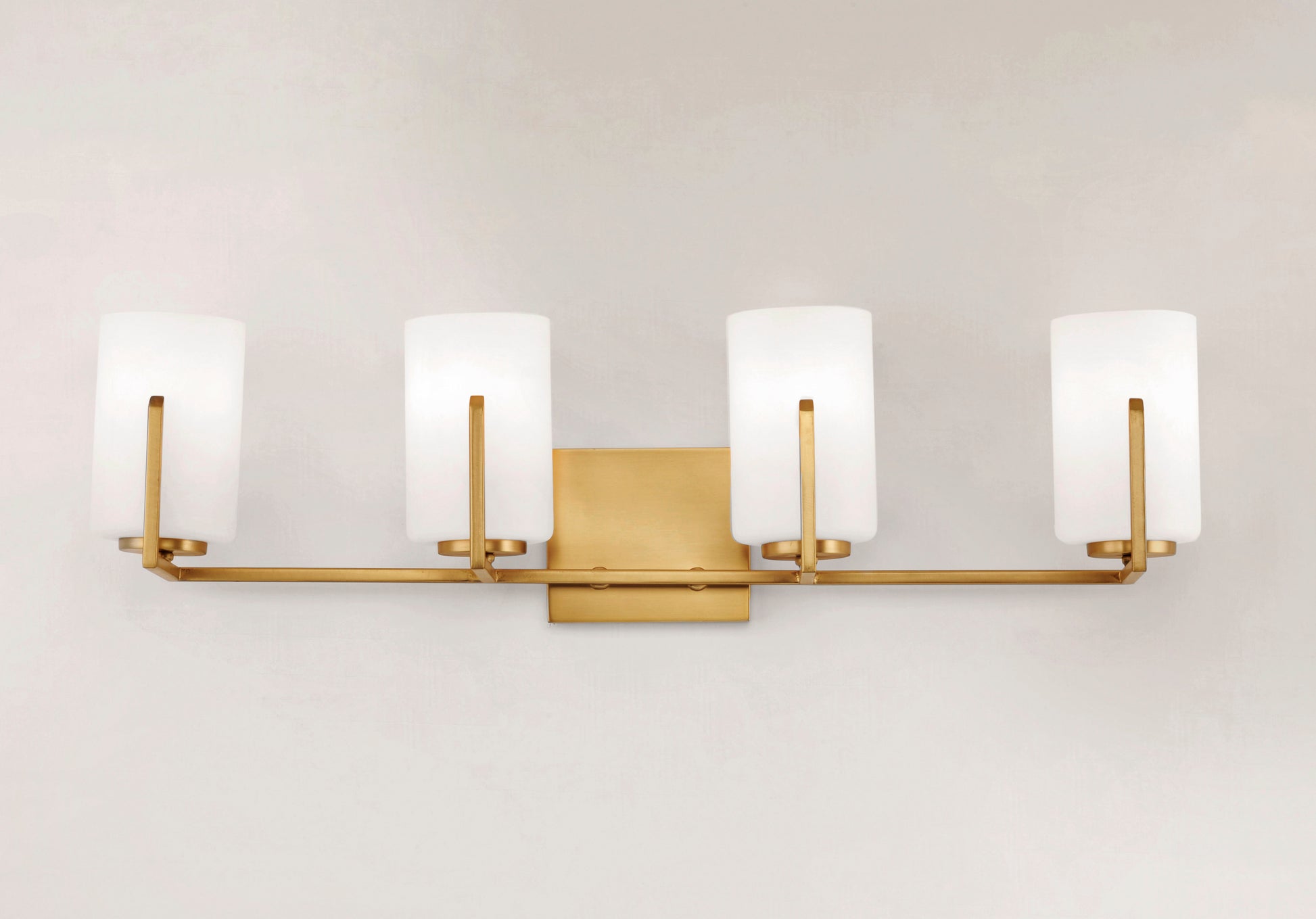 Dart 4-Light Bath Vanity Satin Brass by Maxim Lighting