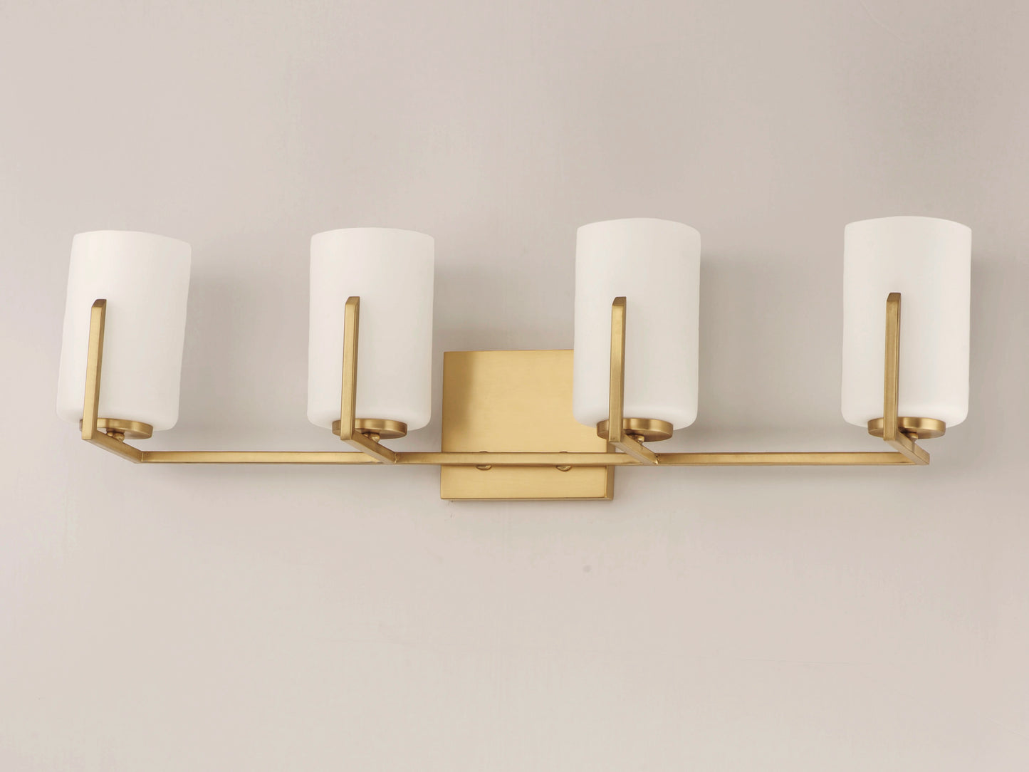 Dart 4-Light Bath Vanity Satin Brass by Maxim Lighting