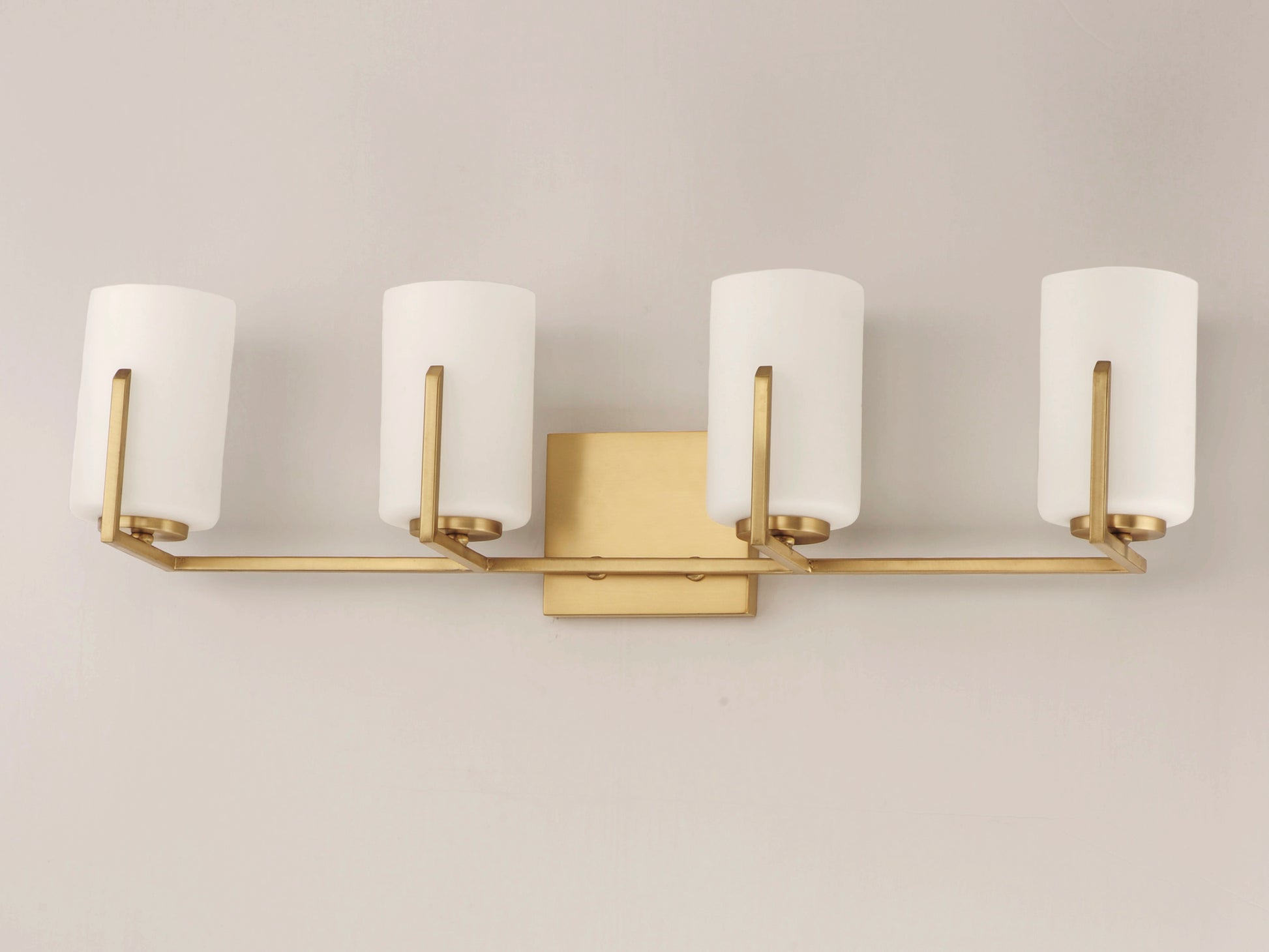 Dart 4-Light Bath Vanity Satin Brass by Maxim Lighting