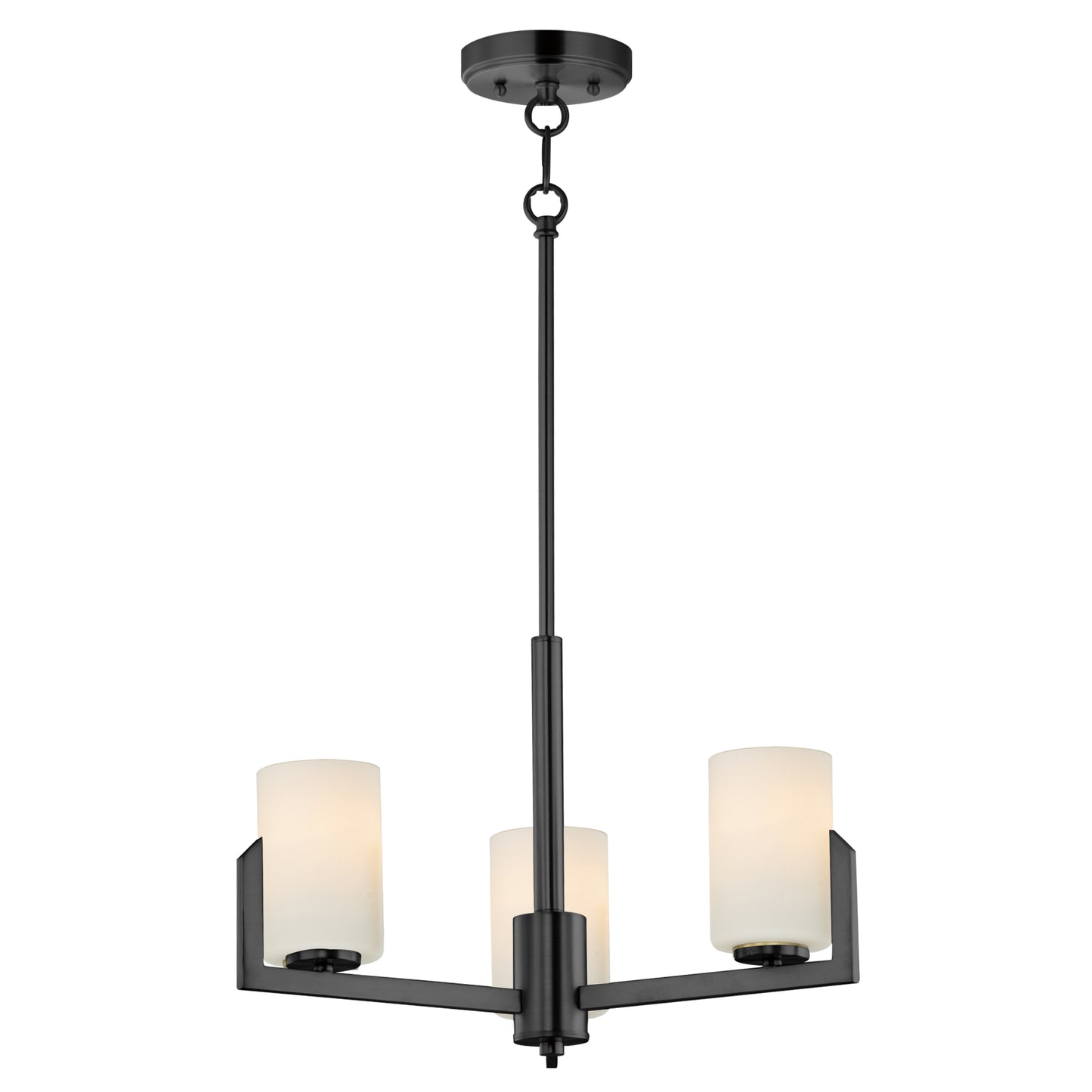 Dart 3-Light Chandelier Black by Maxim Lighting