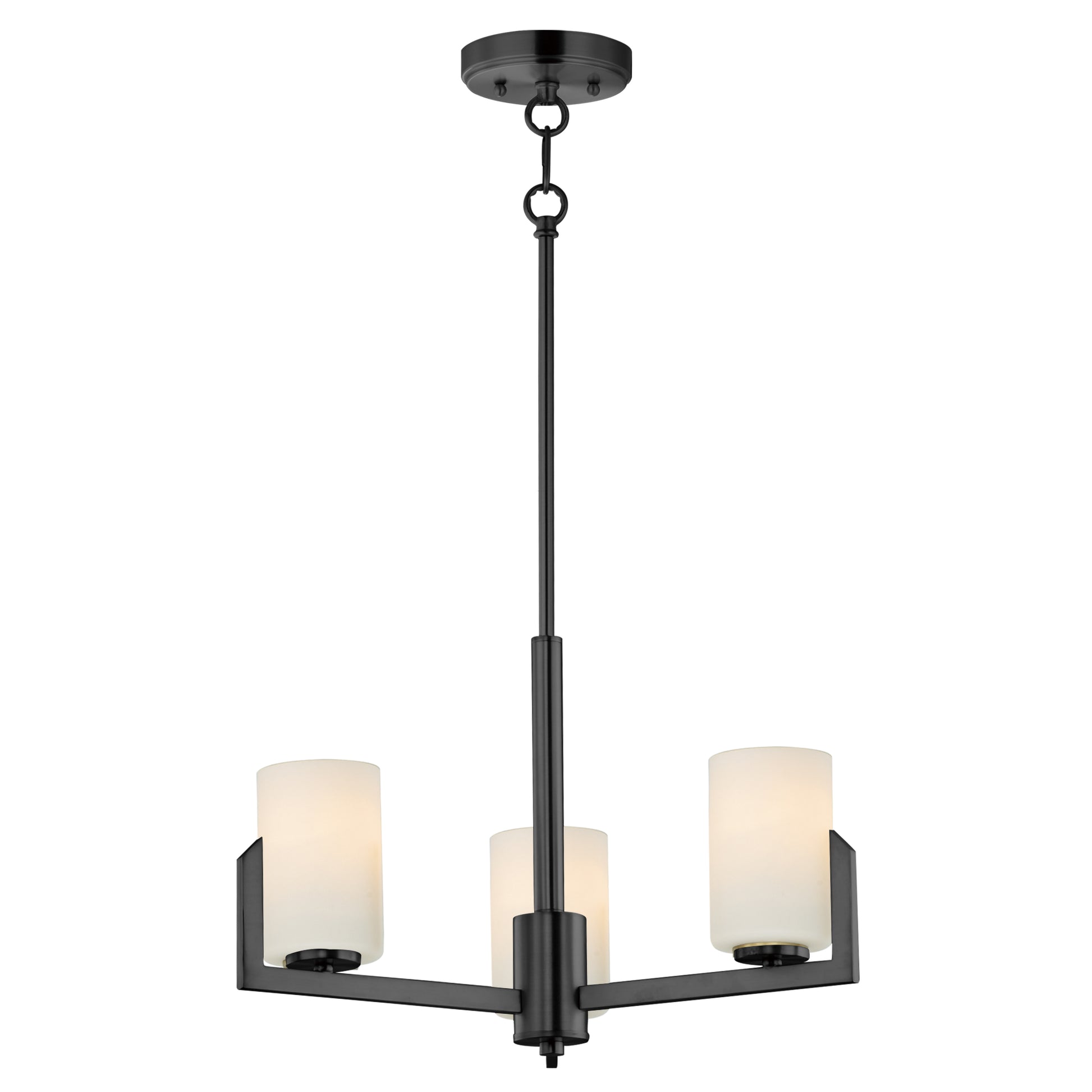 Dart 3-Light Chandelier Black by Maxim Lighting