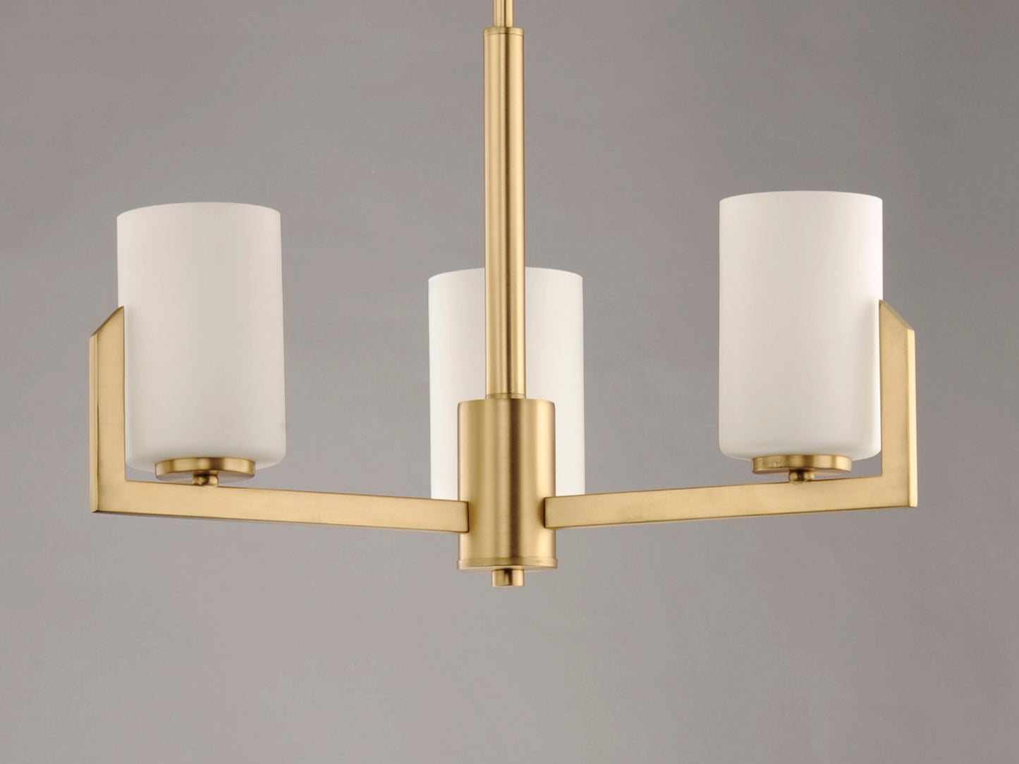 Dart 3-Light Chandelier Satin Brass by Maxim Lighting