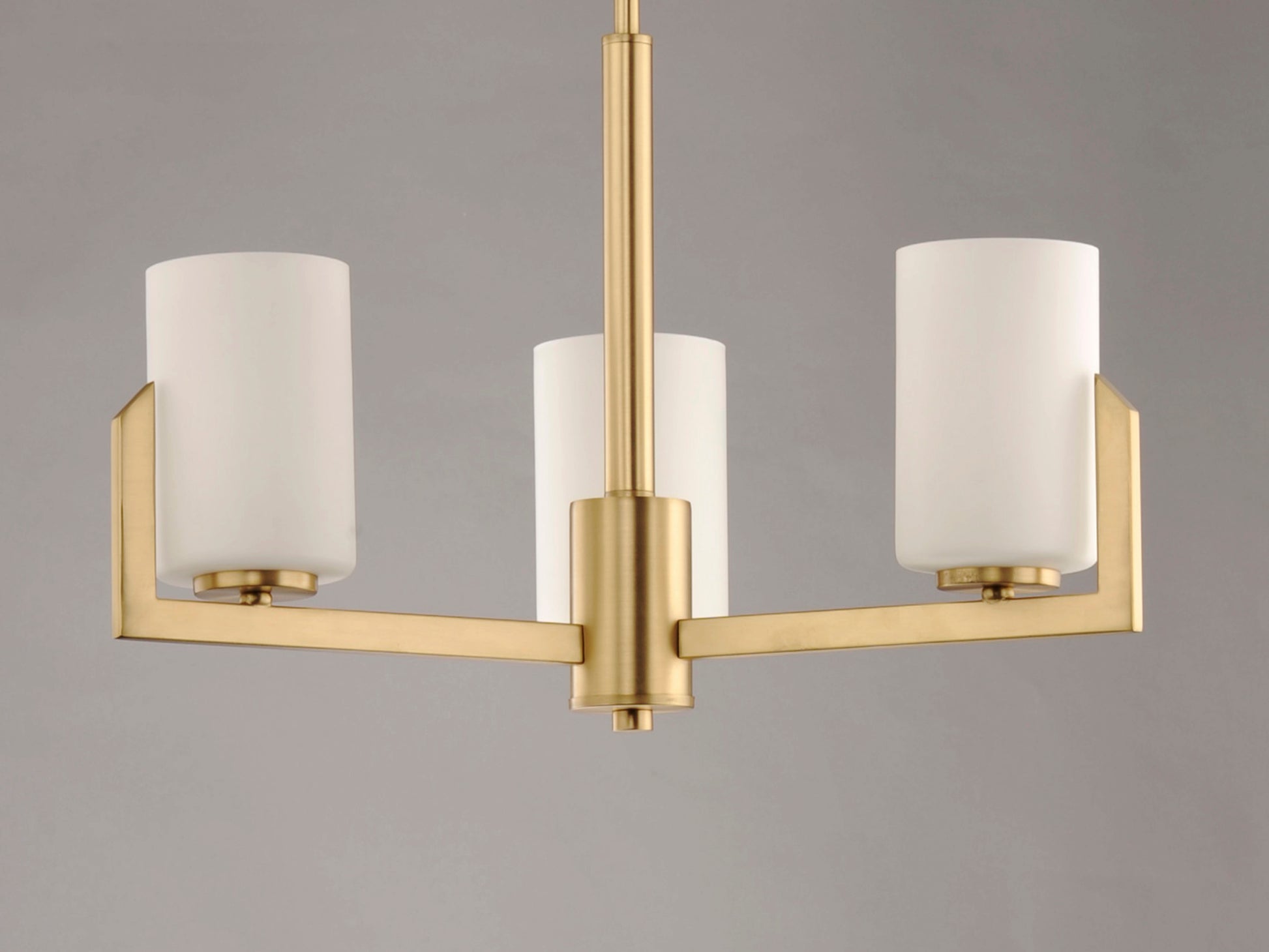 Dart 3-Light Chandelier Satin Brass by Maxim Lighting