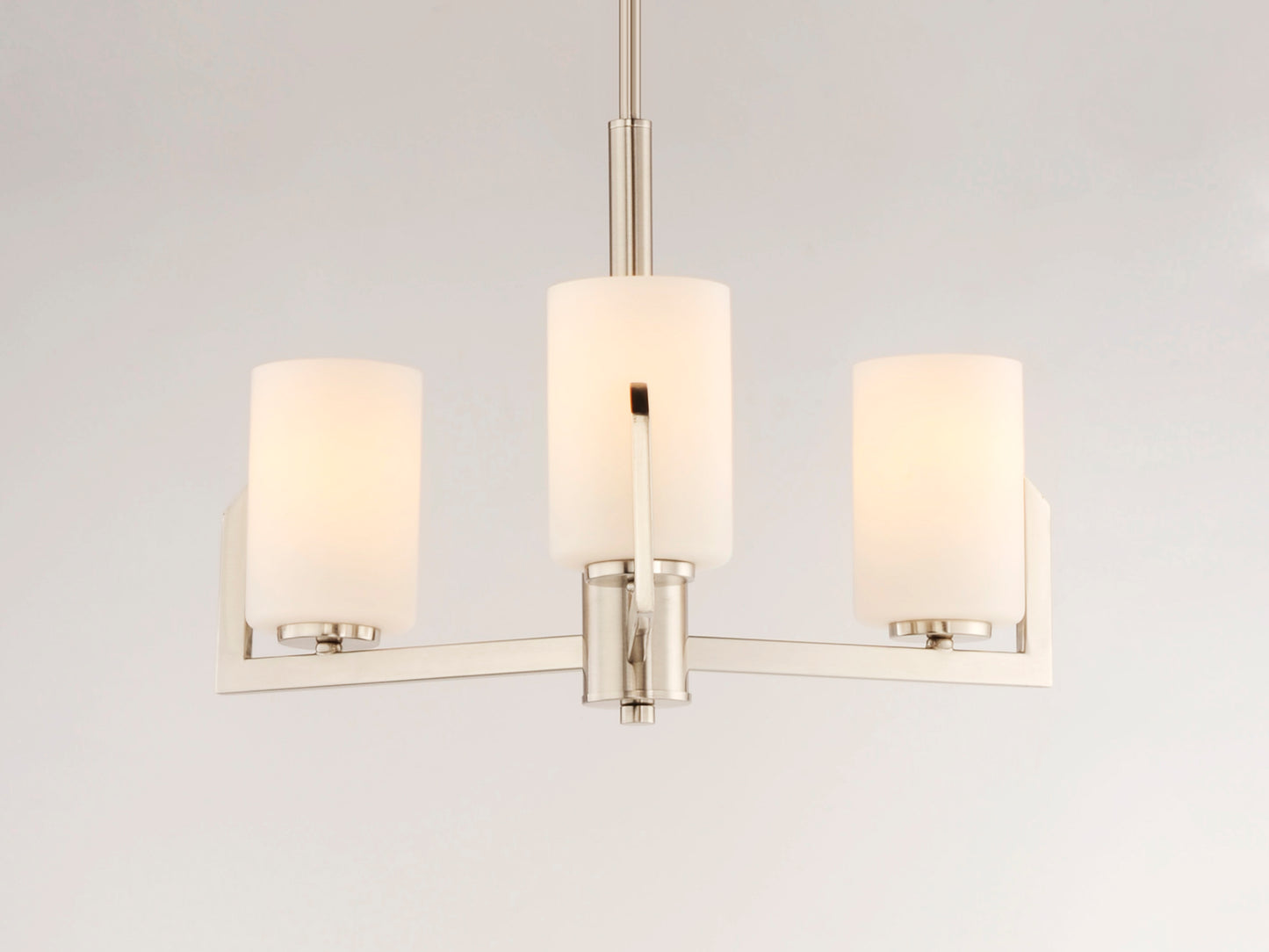 Dart 3-Light Chandelier Satin Nickel by Maxim Lighting