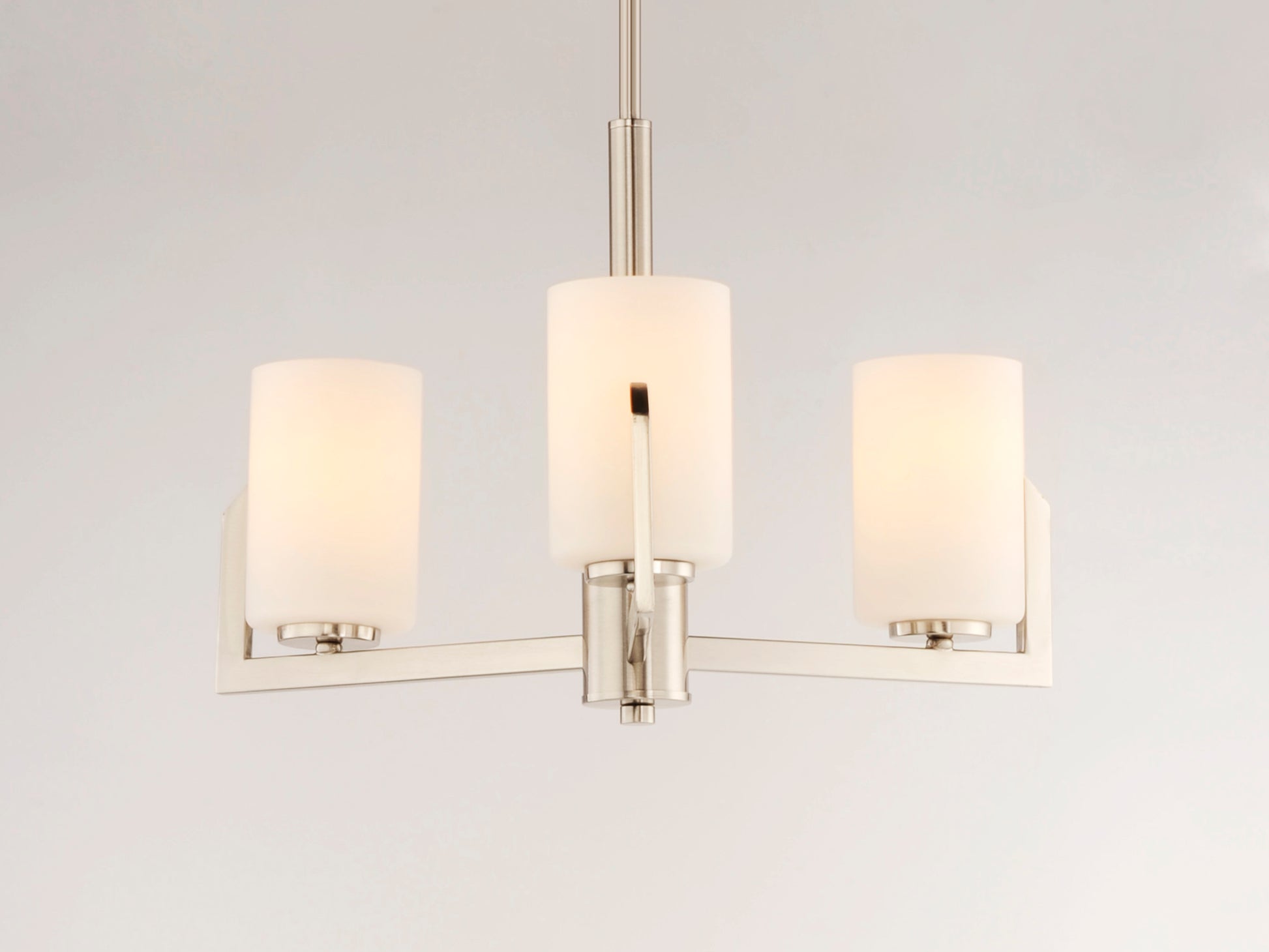 Dart 3-Light Chandelier Satin Nickel by Maxim Lighting