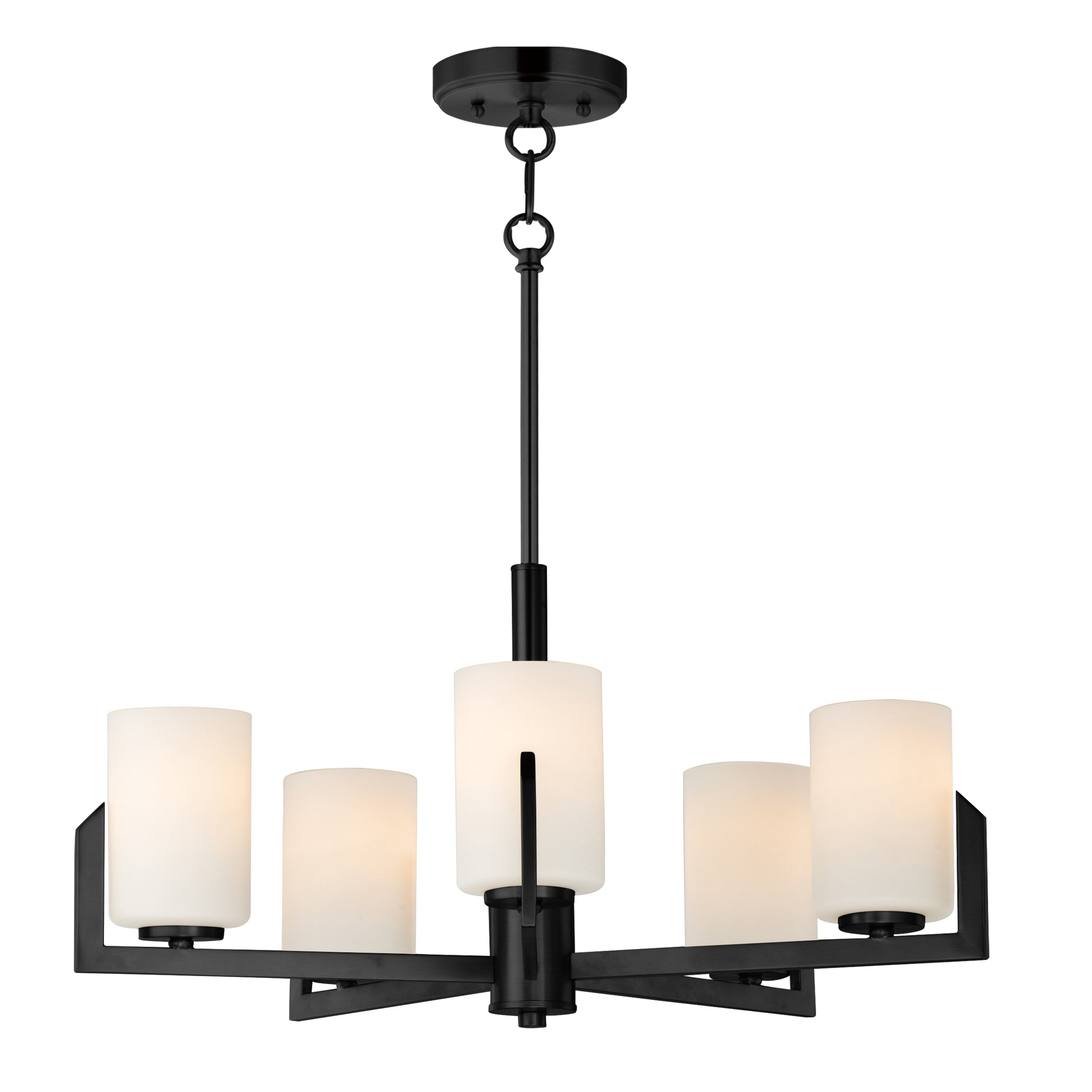 Dart 5-Light Chandelier Black by Maxim Lighting