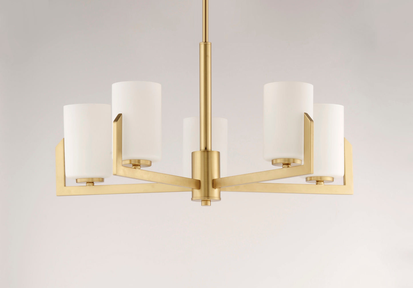 Dart 5-Light Chandelier Satin Brass by Maxim Lighting