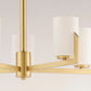 Dart 5-Light Chandelier Satin Brass by Maxim Lighting