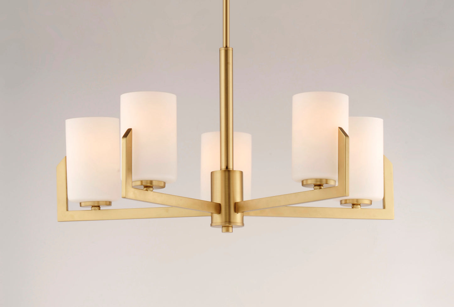 Dart 5-Light Chandelier Satin Brass by Maxim Lighting