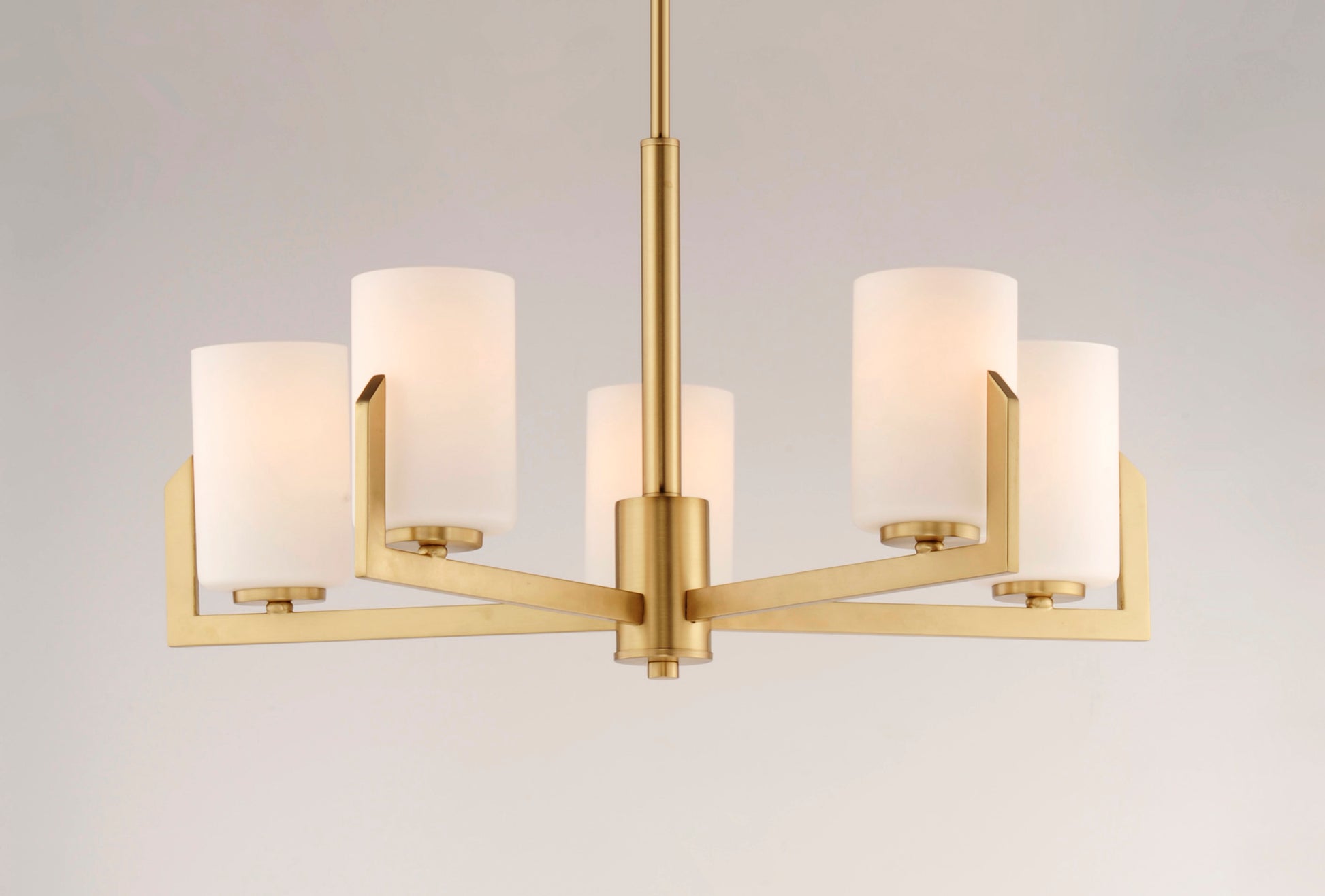 Dart 5-Light Chandelier Satin Brass by Maxim Lighting