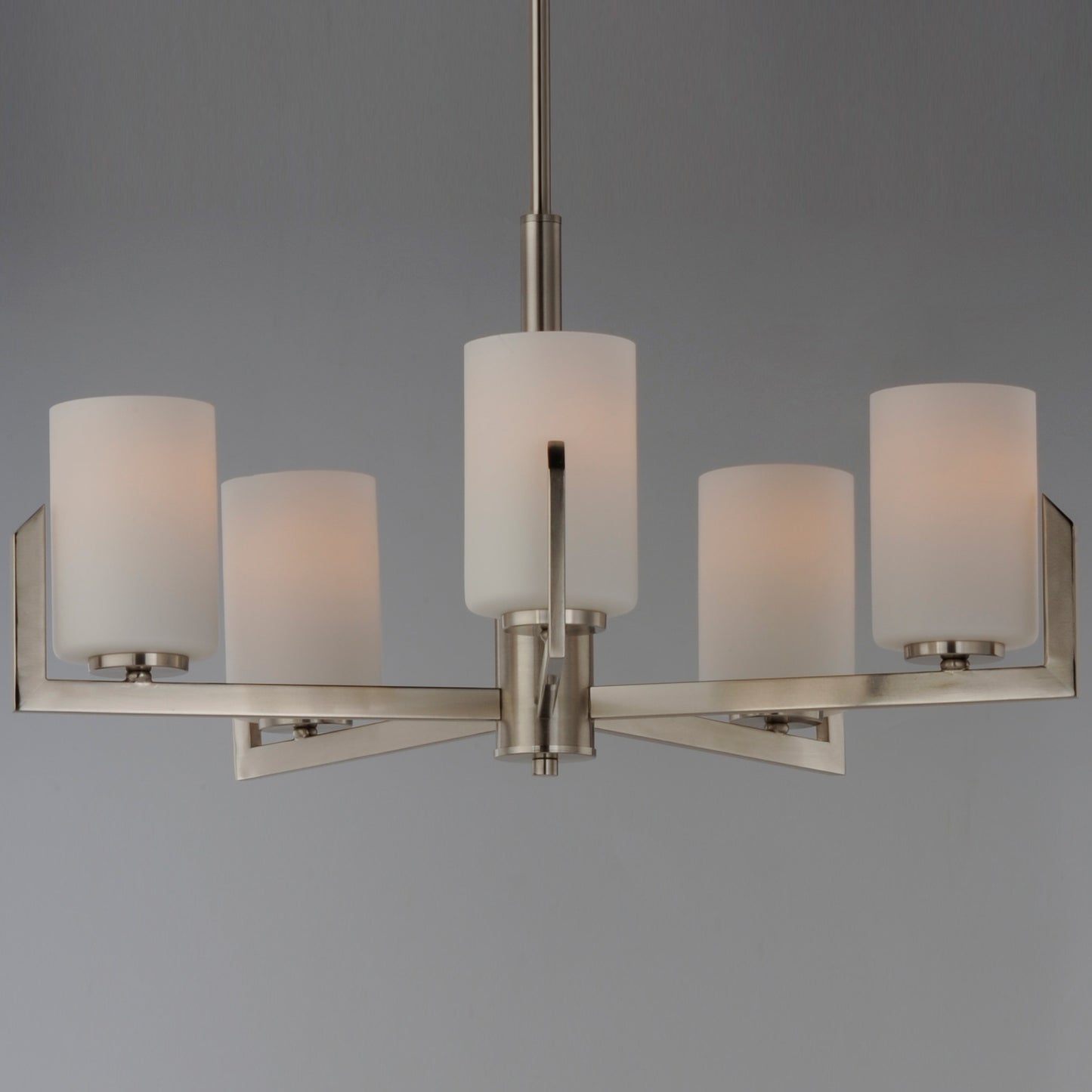 Dart 5-Light Chandelier Satin Nickel by Maxim Lighting