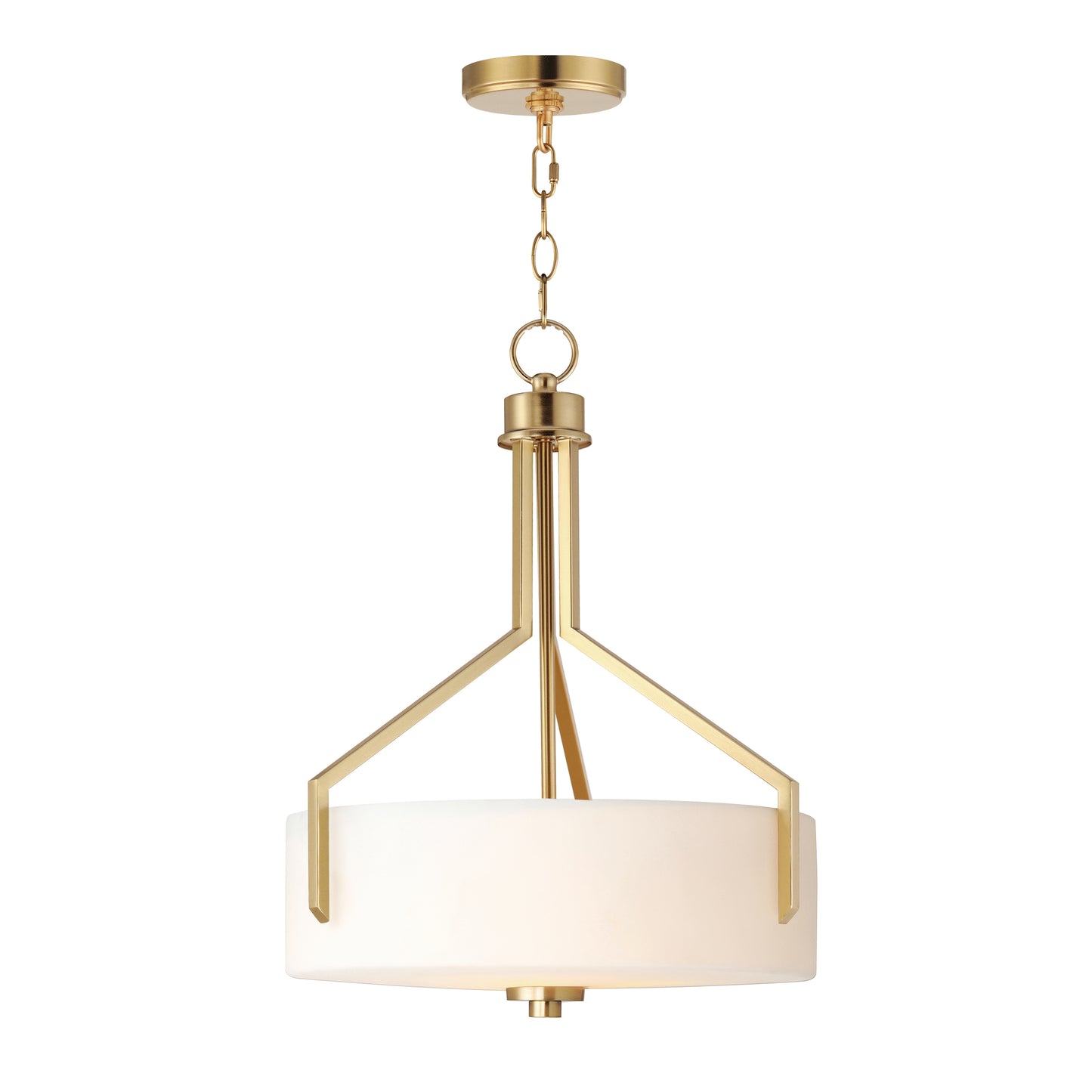 Dart 3-Light Pendant Satin Brass by Maxim Lighting