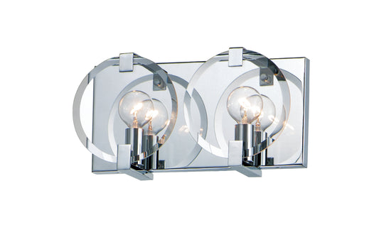 Looking Glass 2-Light Wall Sconce Polished Chrome by Maxim Lighting