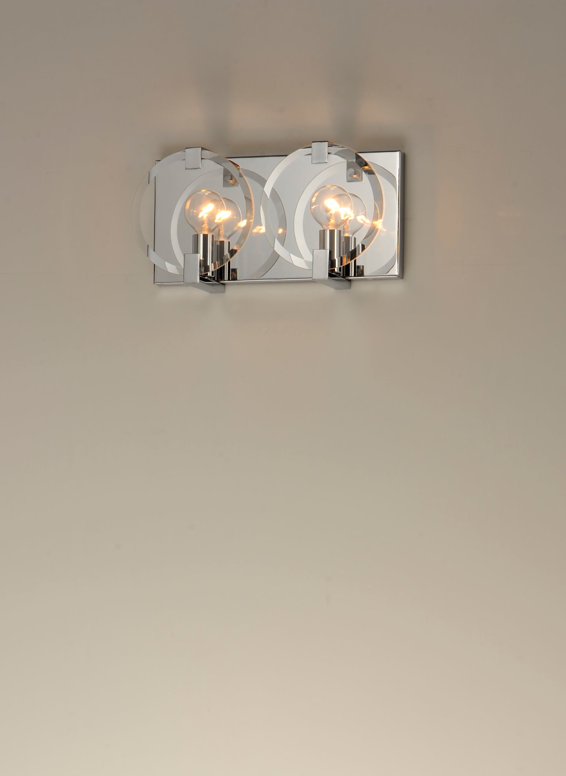 Looking Glass 2-Light Wall Sconce Polished Chrome by Maxim Lighting