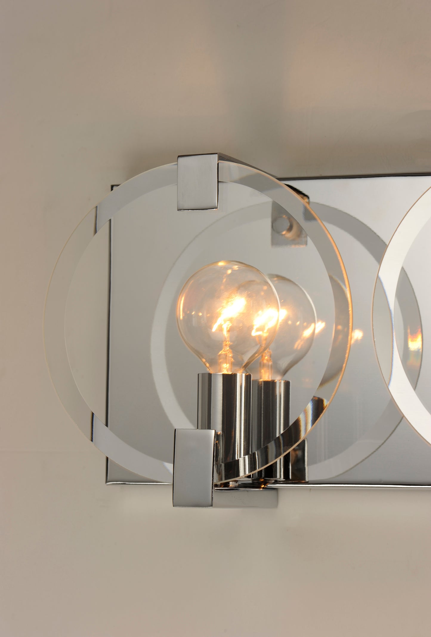 Looking Glass 2-Light Wall Sconce Polished Chrome by Maxim Lighting