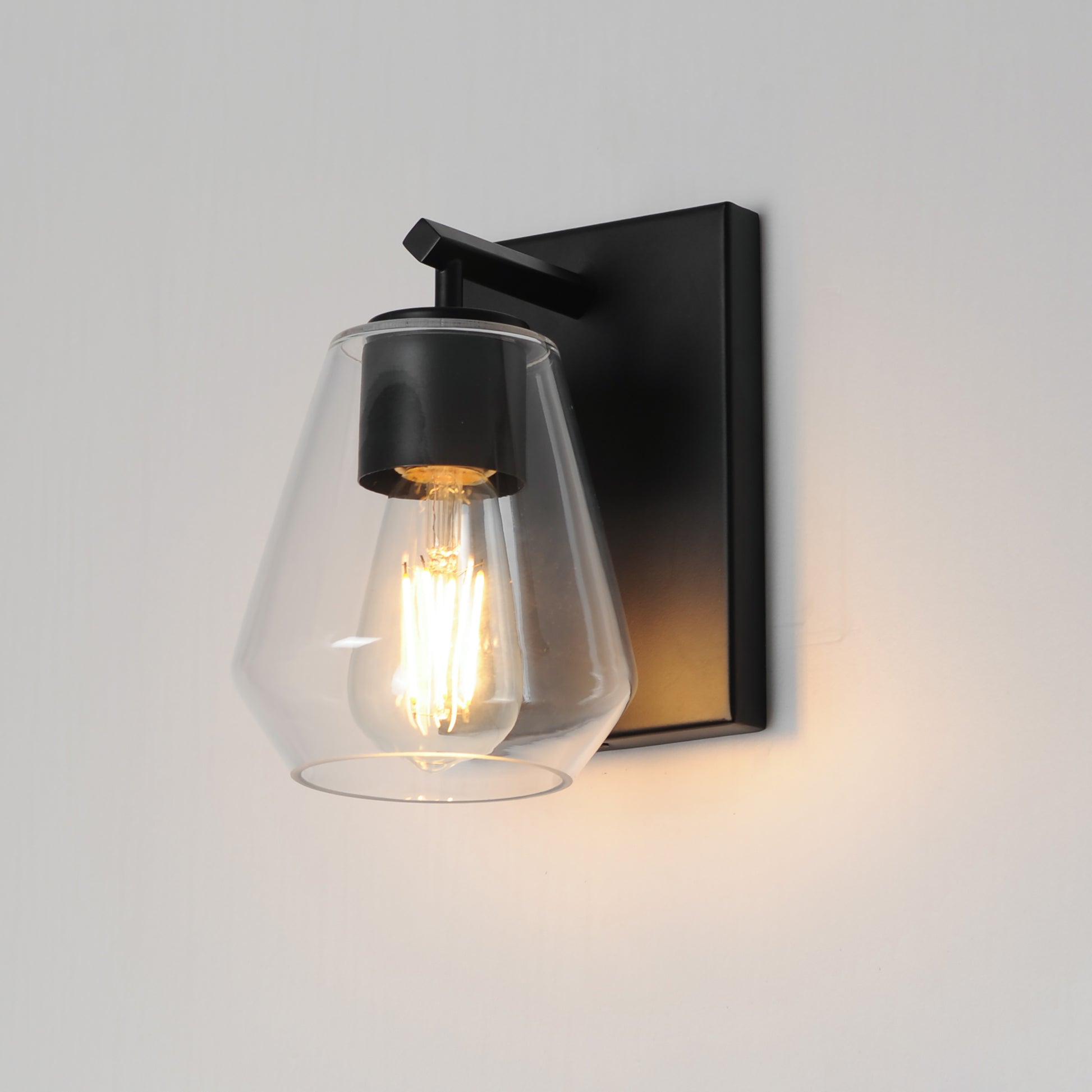 Geode Sconce Black by Maxim Lighting