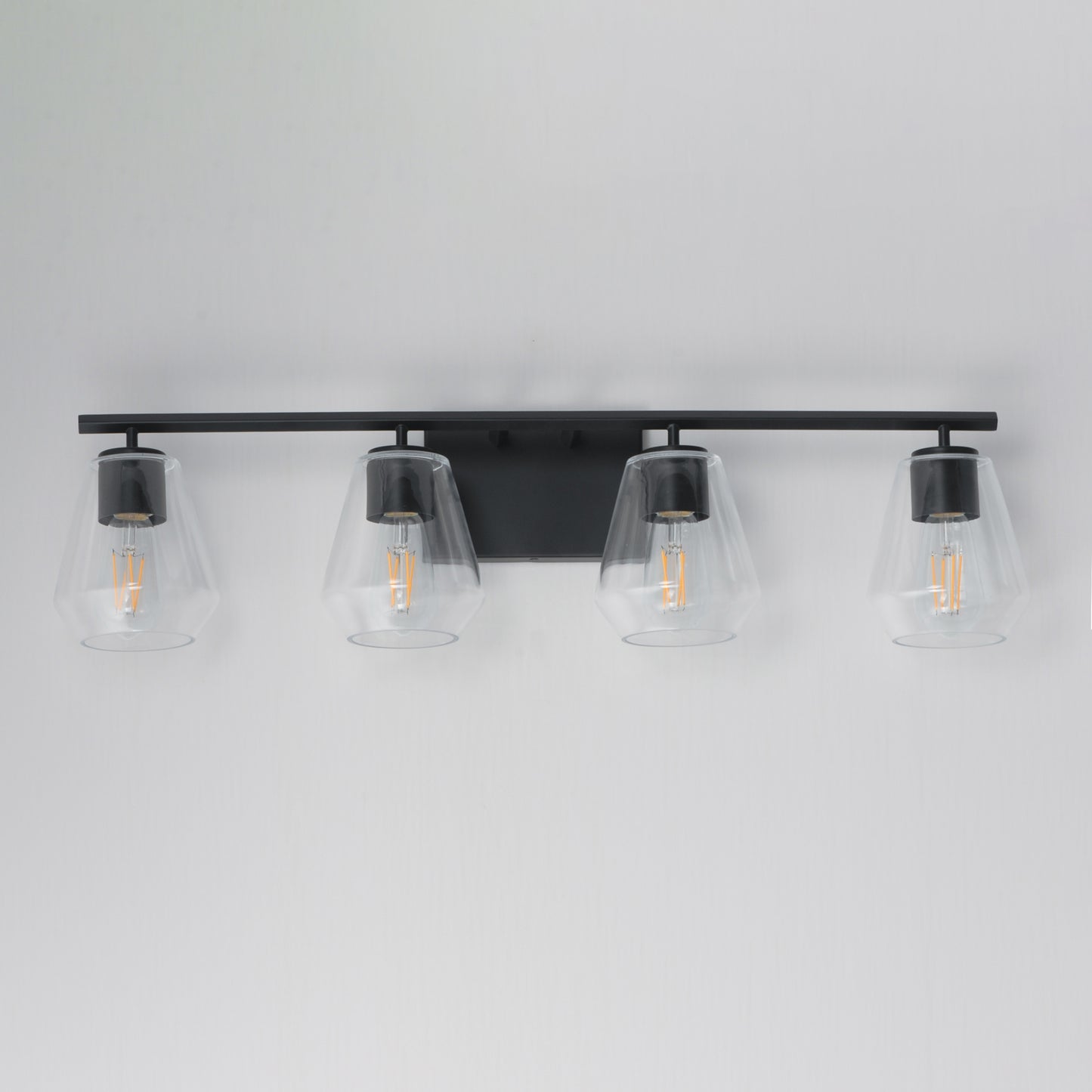 Geode 4-Light Bath Vanity Black by Maxim Lighting