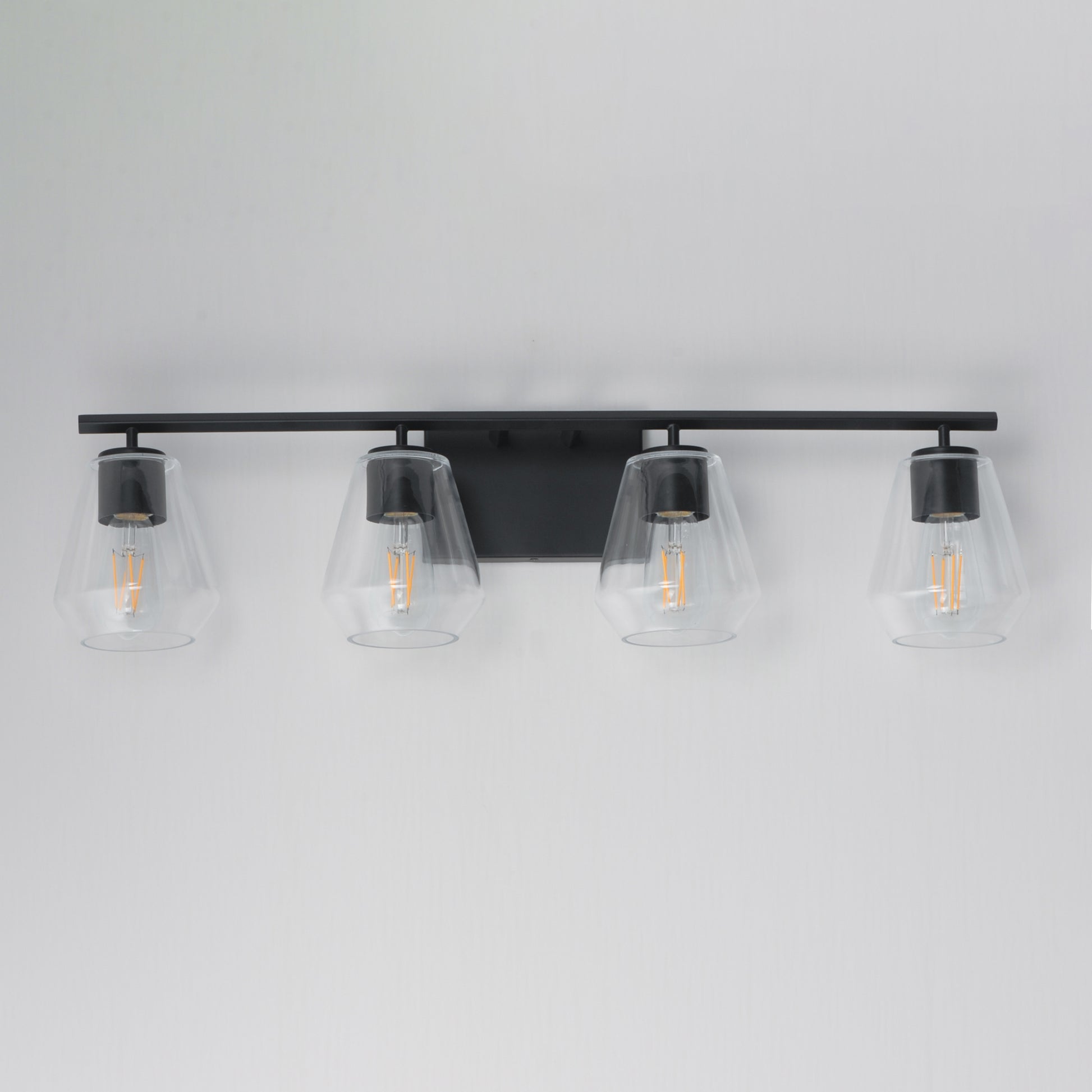 Geode 4-Light Bath Vanity Black by Maxim Lighting