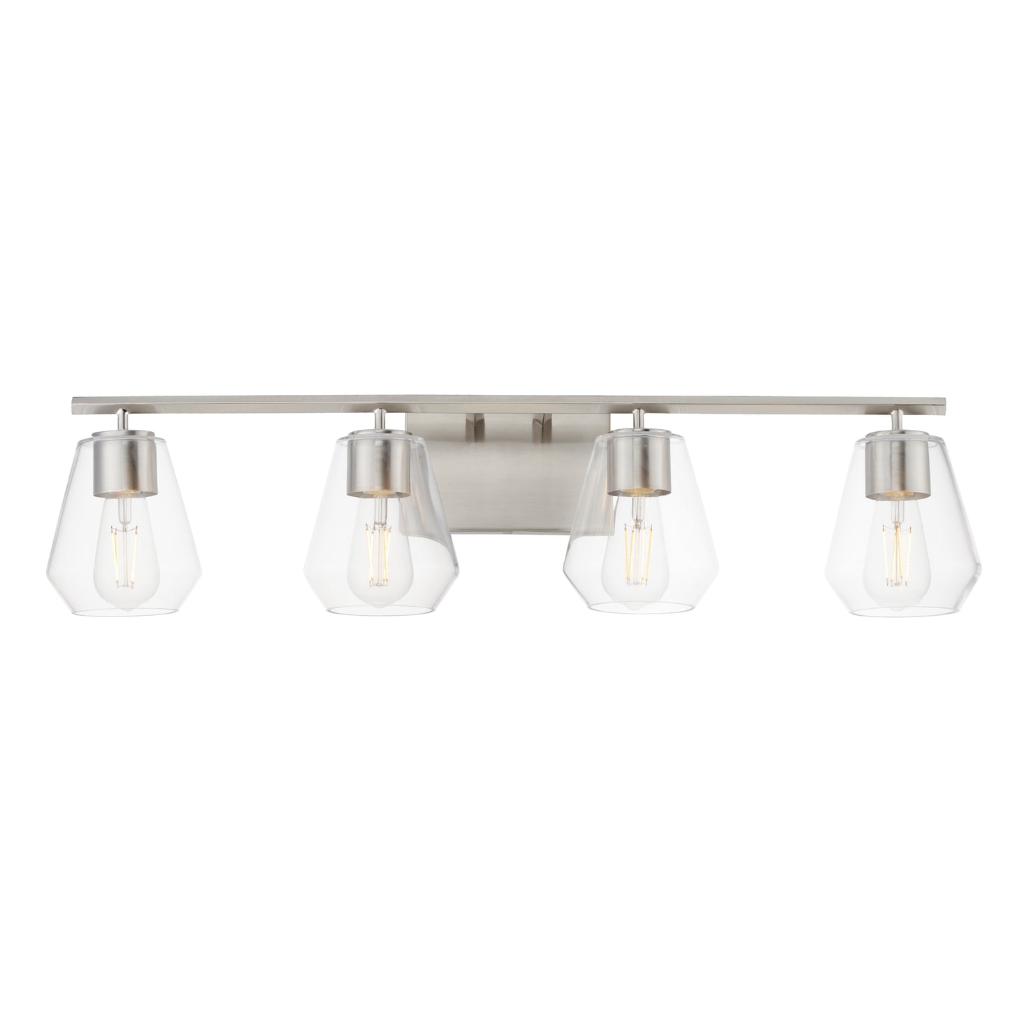 Geode 4-Light Bath Vanity Satin Nickel by Maxim Lighting