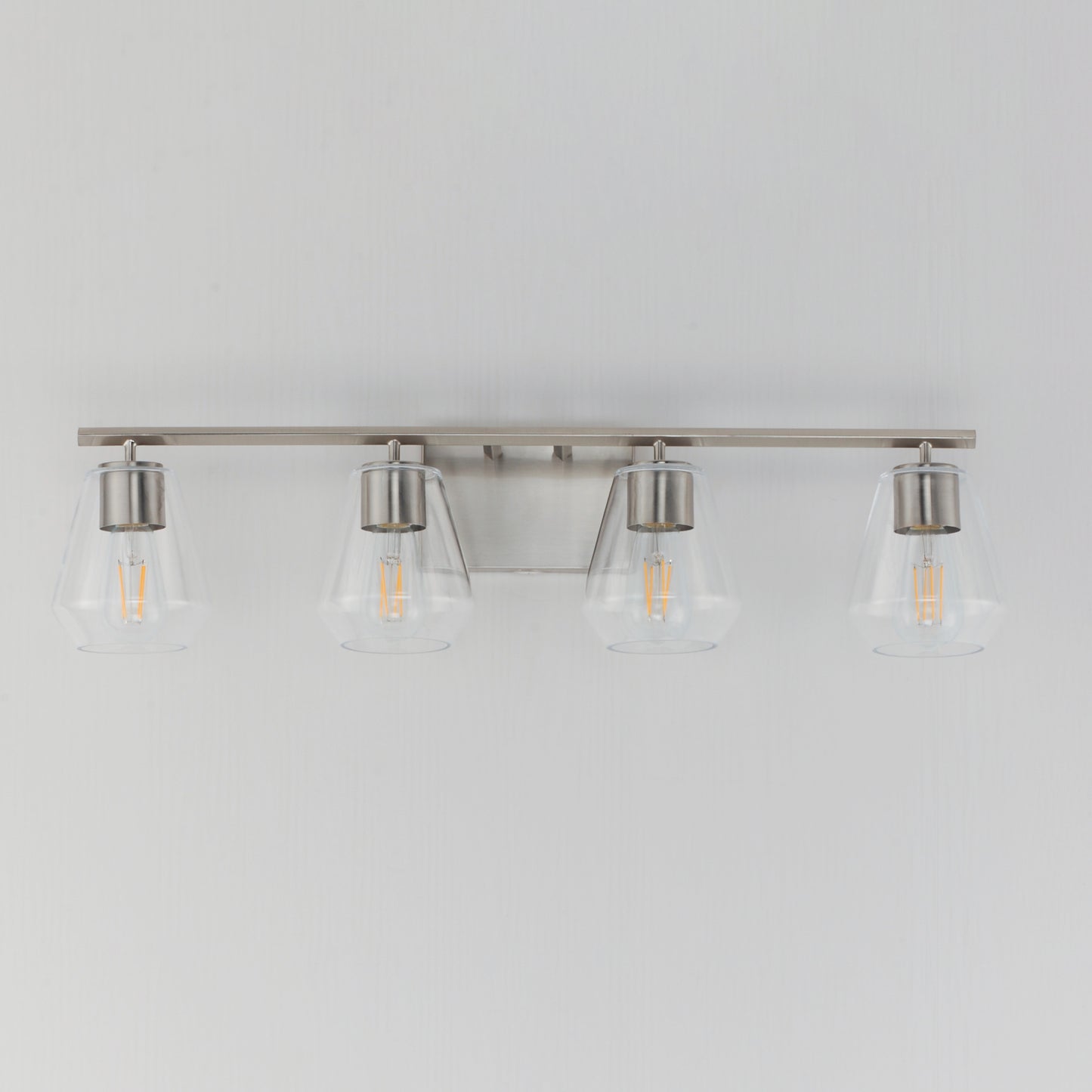 Geode 4-Light Bath Vanity Satin Nickel by Maxim Lighting