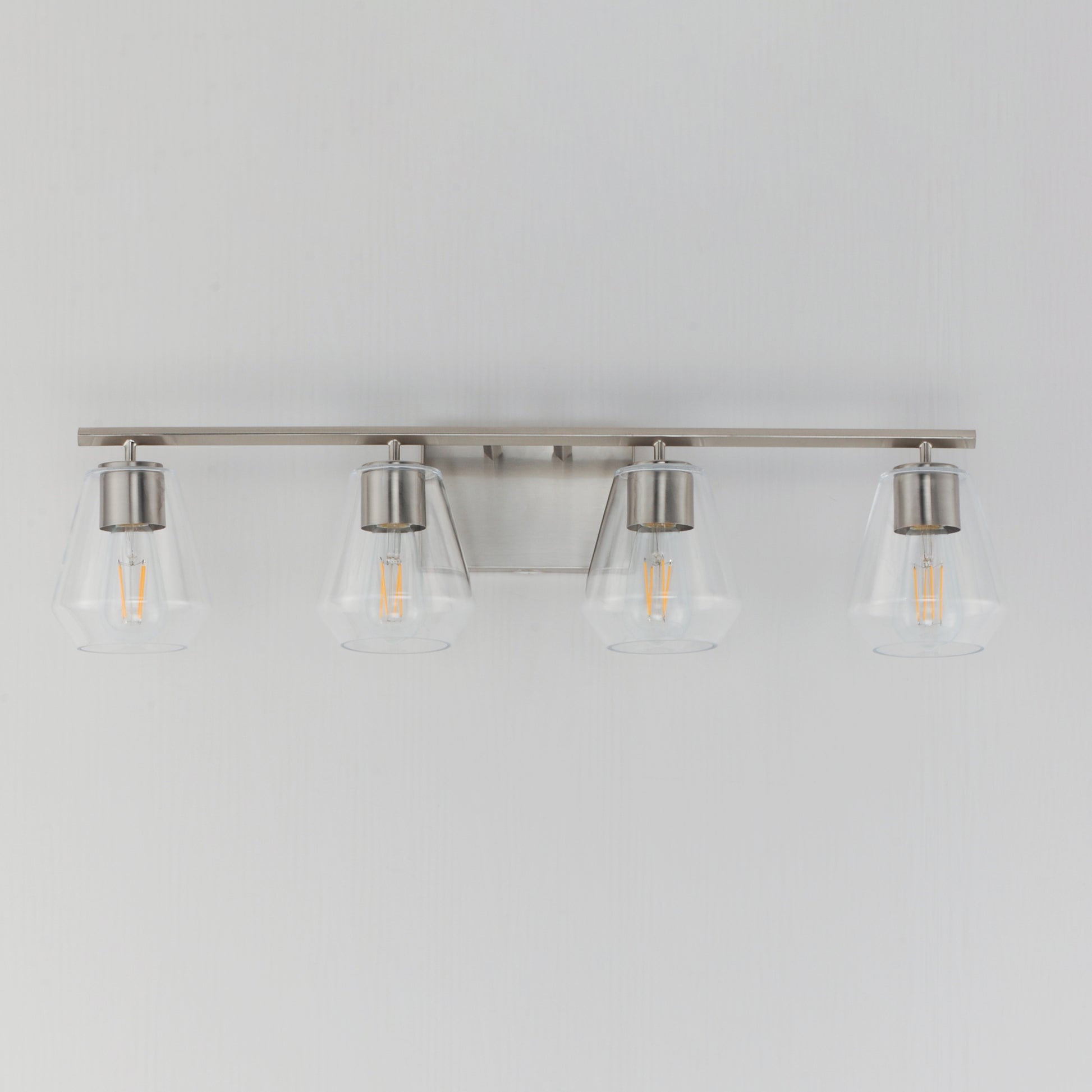 Geode 4-Light Bath Vanity Satin Nickel by Maxim Lighting