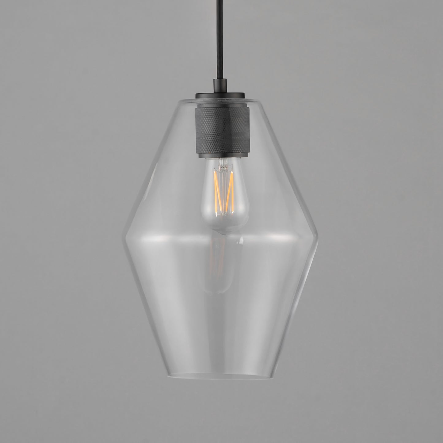 Geode Small Pendant Black by Maxim Lighting