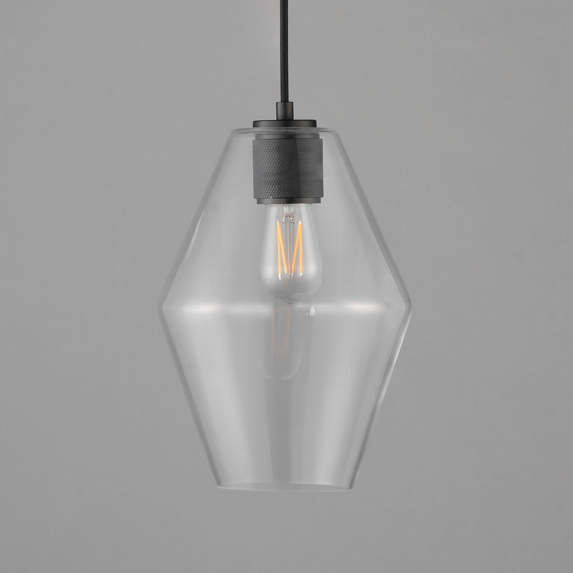 Geode Small Pendant Black by Maxim Lighting