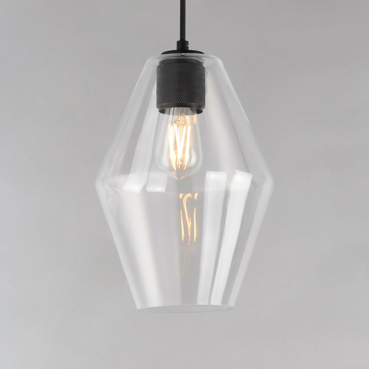 Geode Small Pendant Black by Maxim Lighting