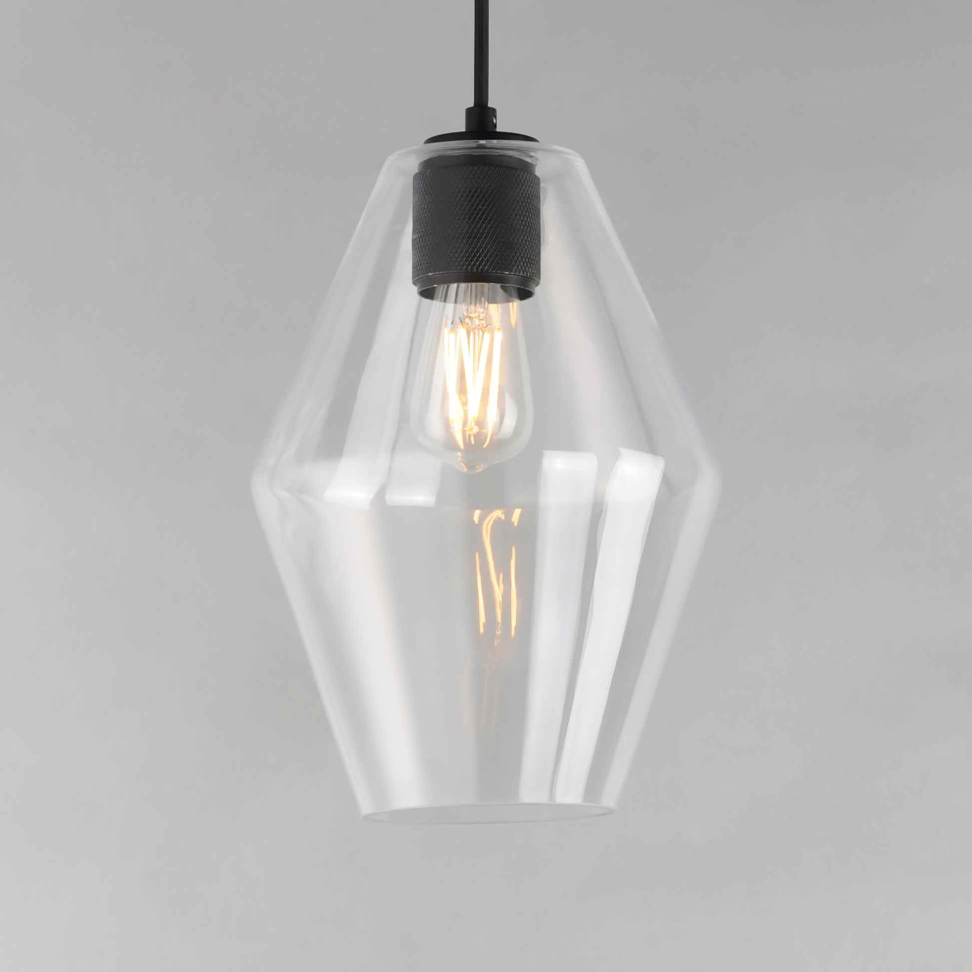 Geode Small Pendant Black by Maxim Lighting