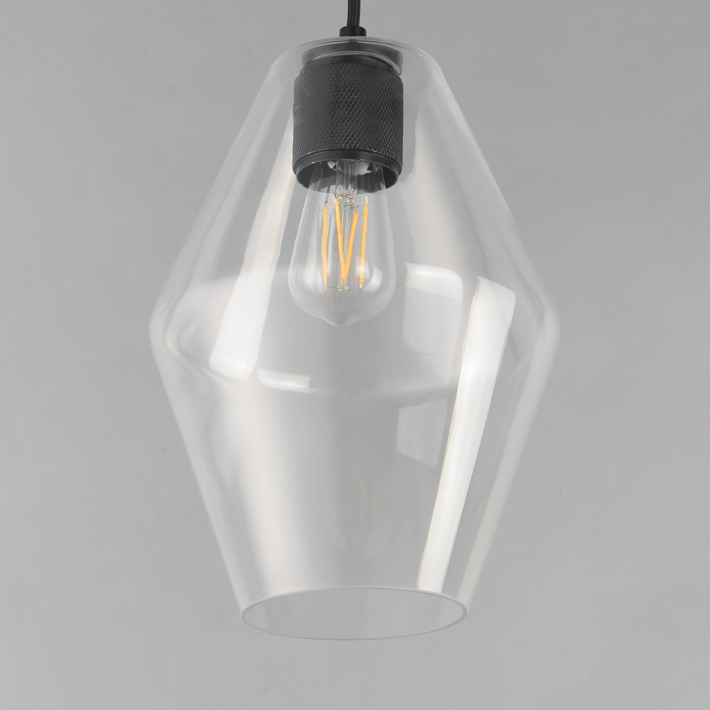 Geode Small Pendant Black by Maxim Lighting