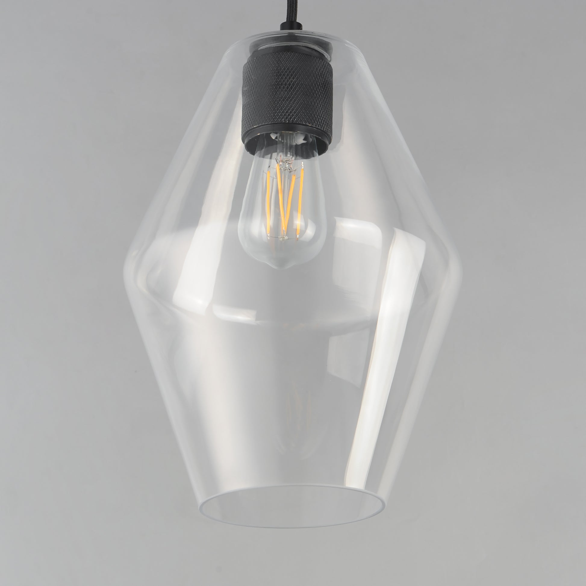 Geode Small Pendant Black by Maxim Lighting