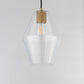 Geode Small Pendant Natural Aged Brass by Maxim Lighting