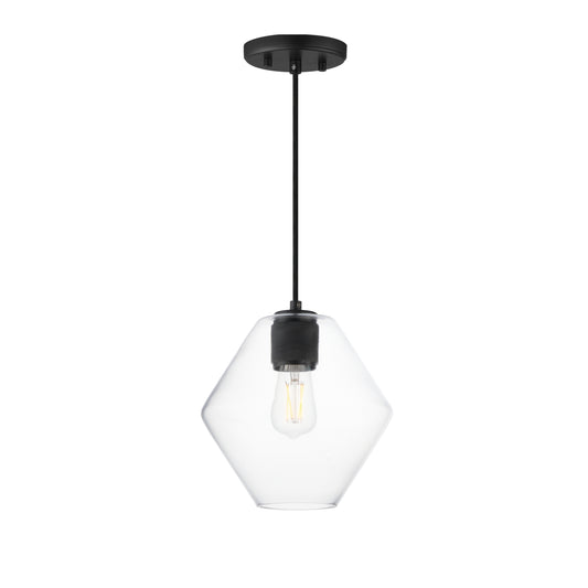 Geode Medium Pendant Black by Maxim Lighting