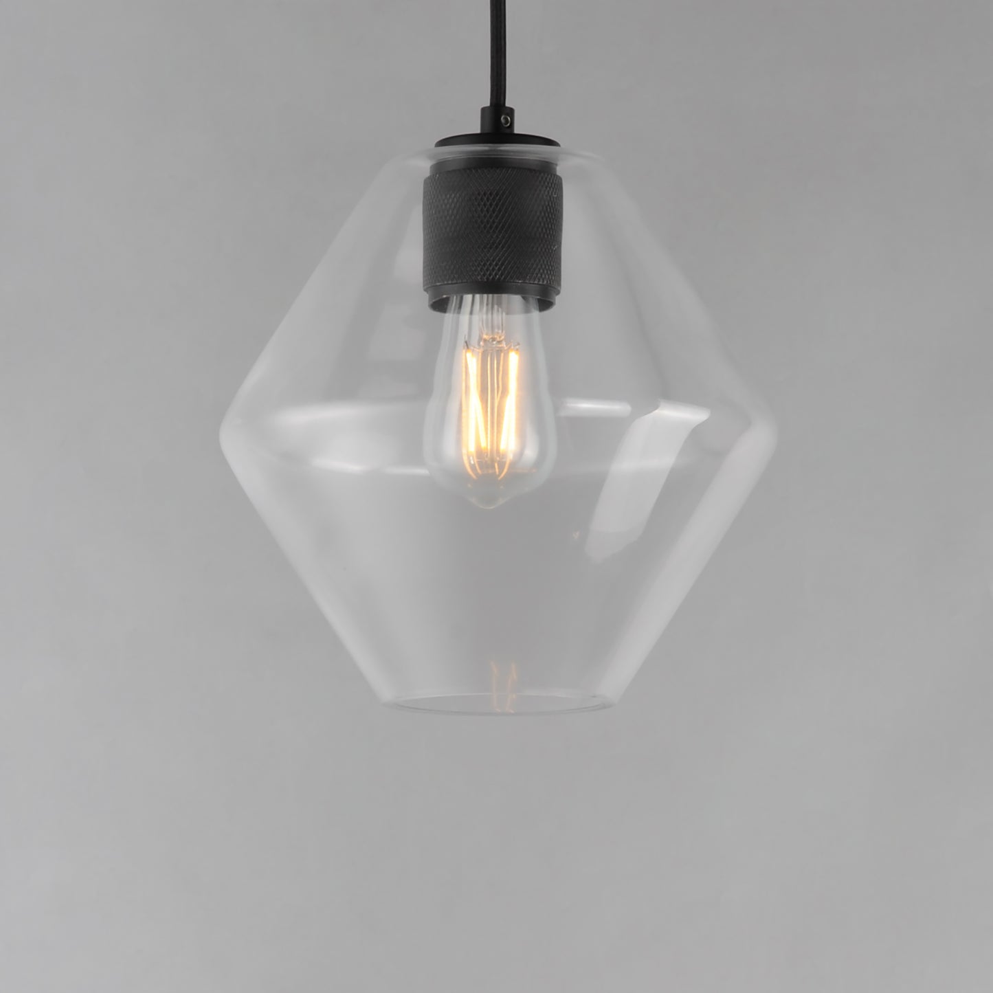 Geode Medium Pendant Black by Maxim Lighting