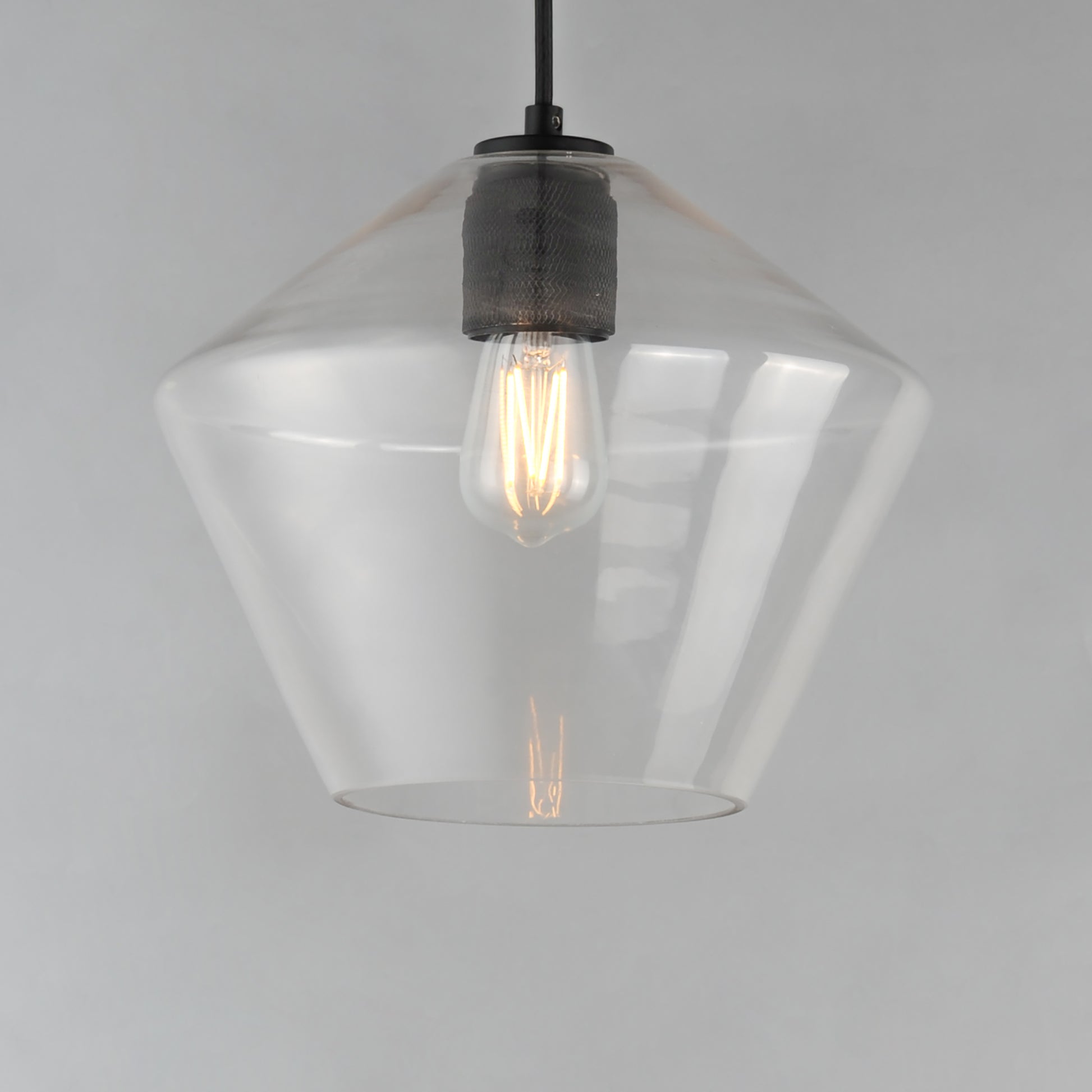Geode Large Pendant Black by Maxim Lighting