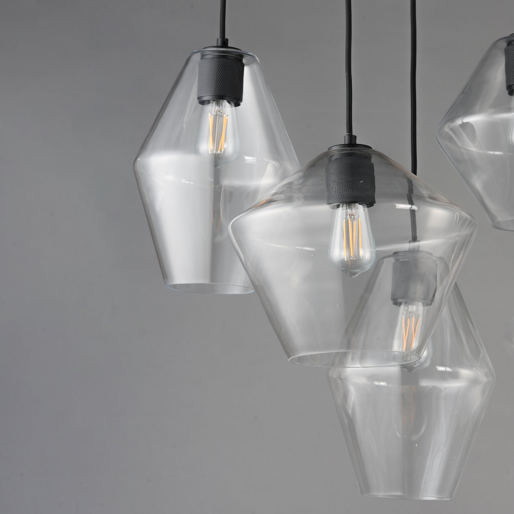 Geode 8-Light Pendant Black by Maxim Lighting