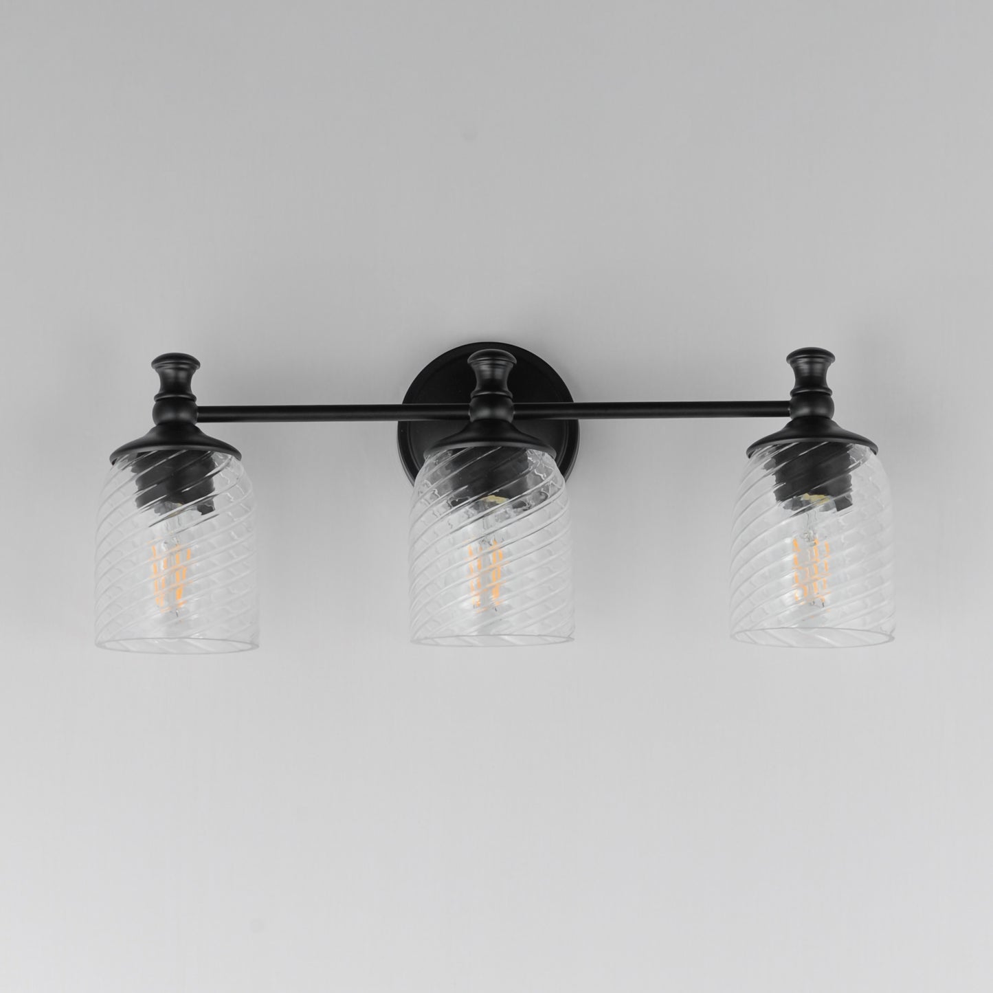 Swirl 3-Light Bath Vanity Black by Maxim Lighting