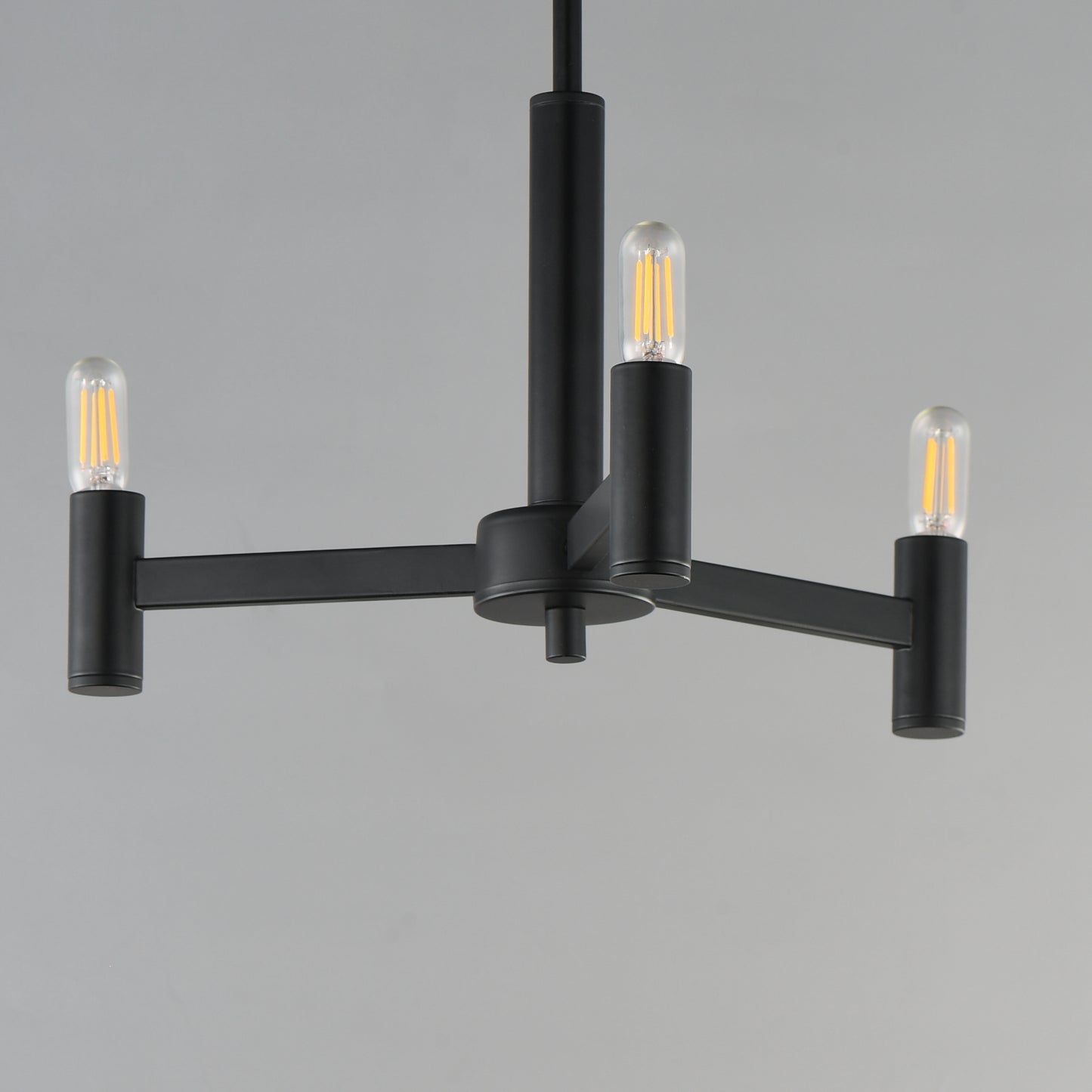 Emana 3-Light Chandelier Black by Maxim Lighting