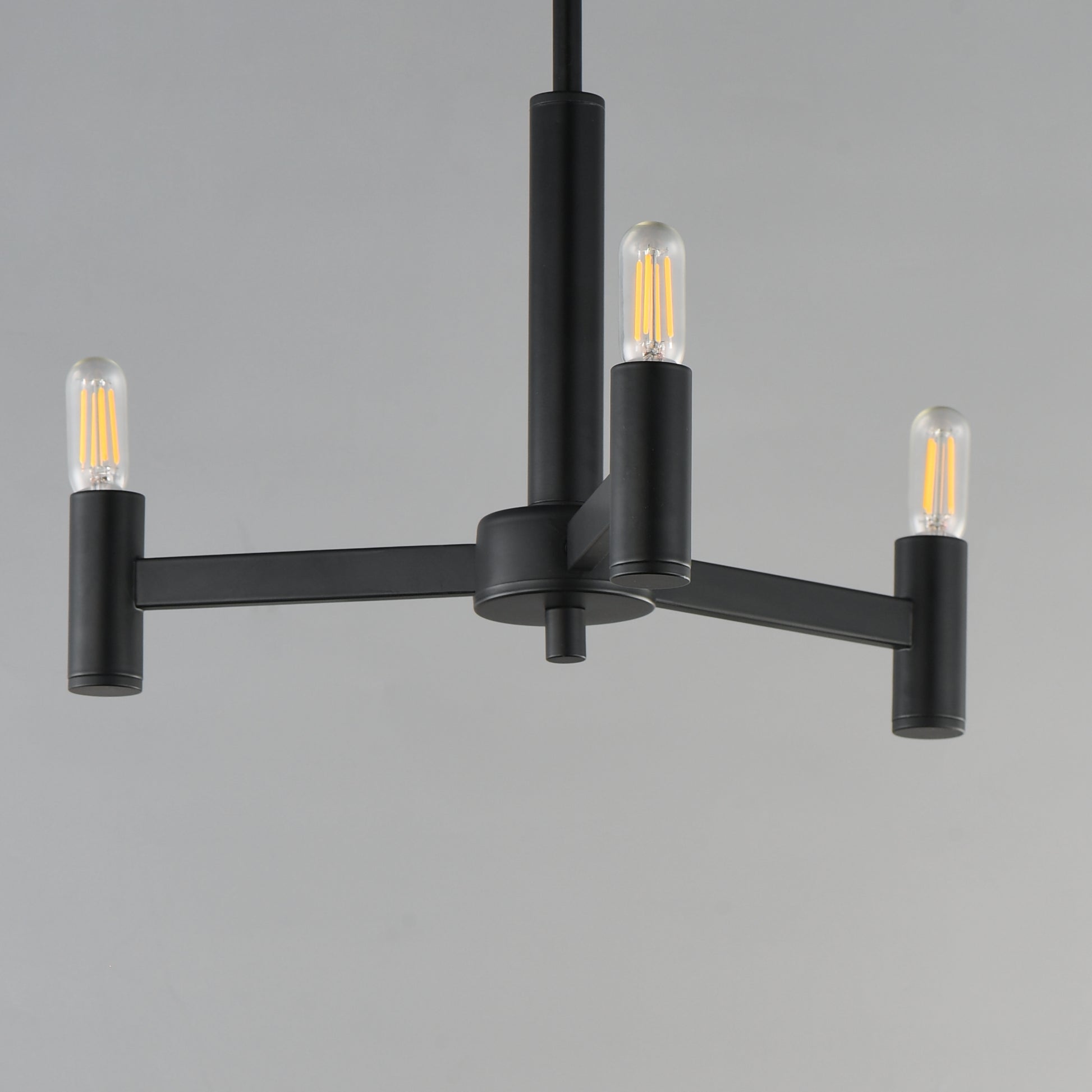 Emana 3-Light Chandelier Black by Maxim Lighting