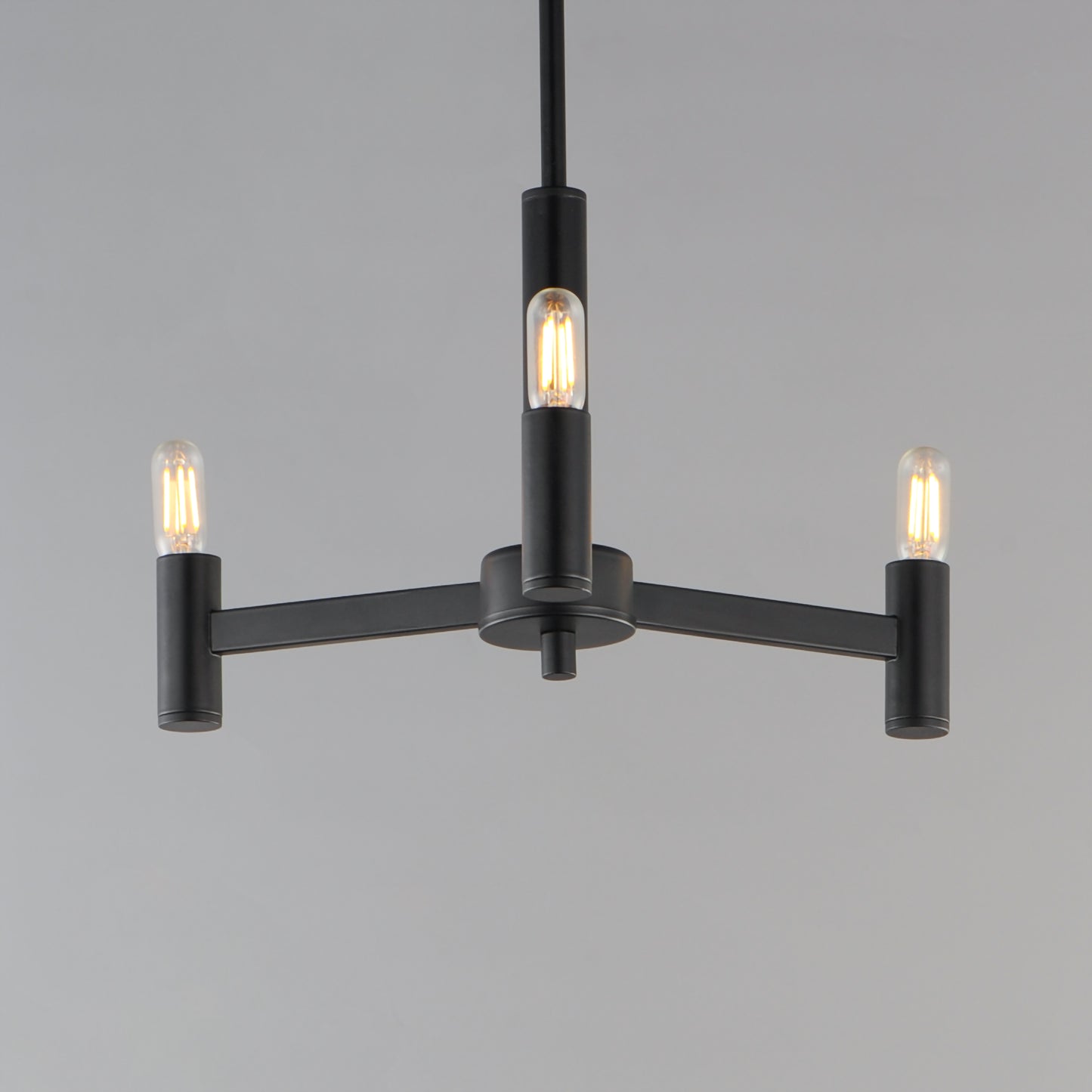 Emana 3-Light Chandelier Black by Maxim Lighting