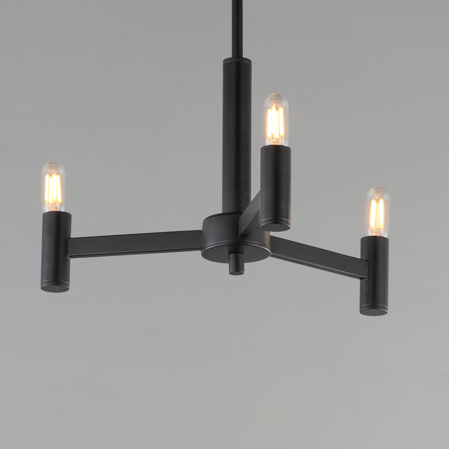 Emana 3-Light Chandelier Black by Maxim Lighting