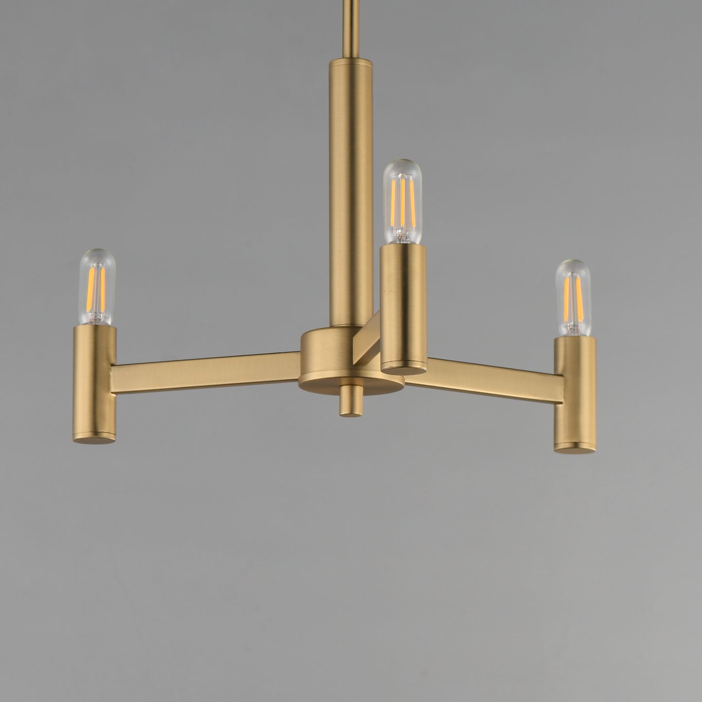 Emana 3-Light Chandelier Natural Aged Brass by Maxim Lighting