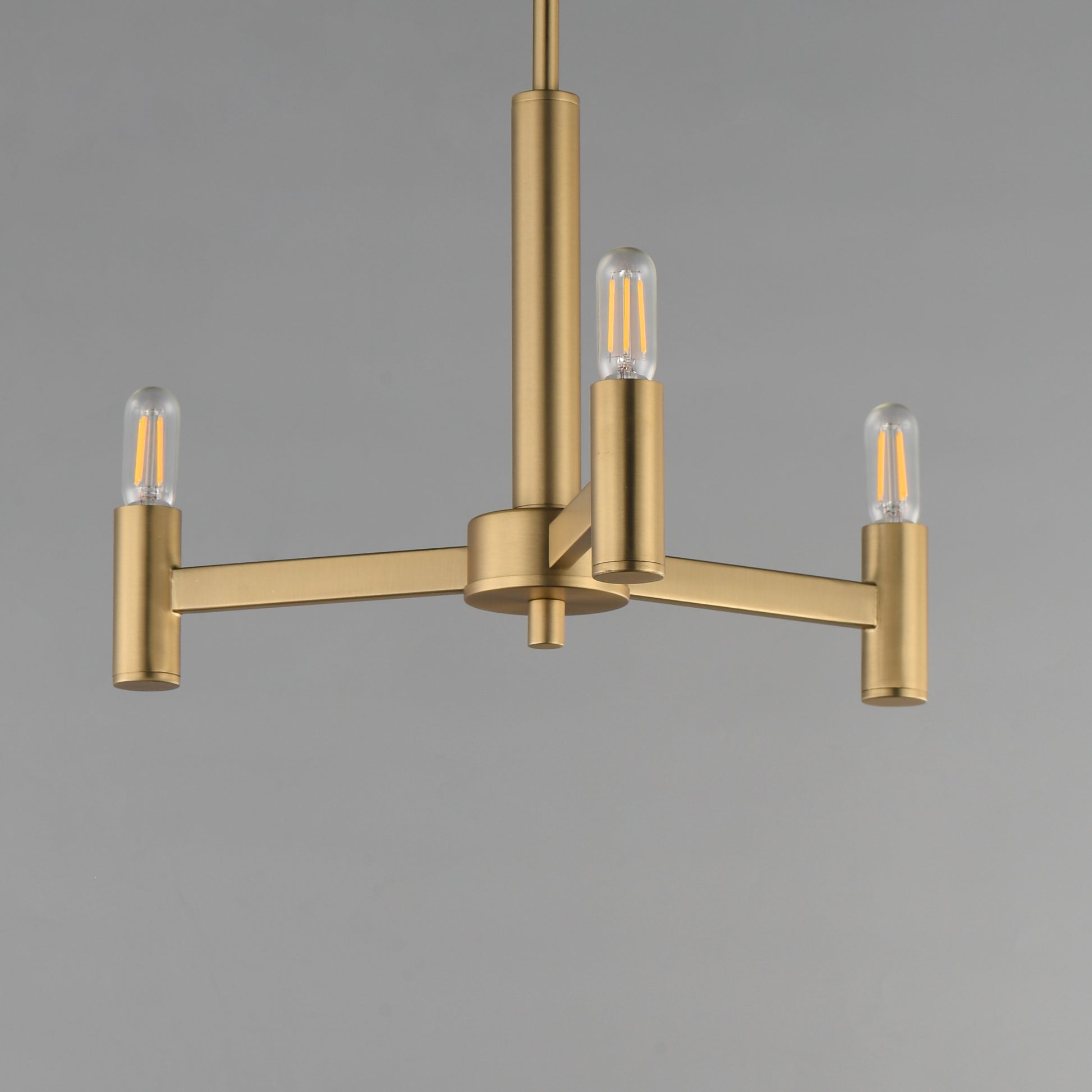 Emana 3-Light Chandelier Natural Aged Brass by Maxim Lighting