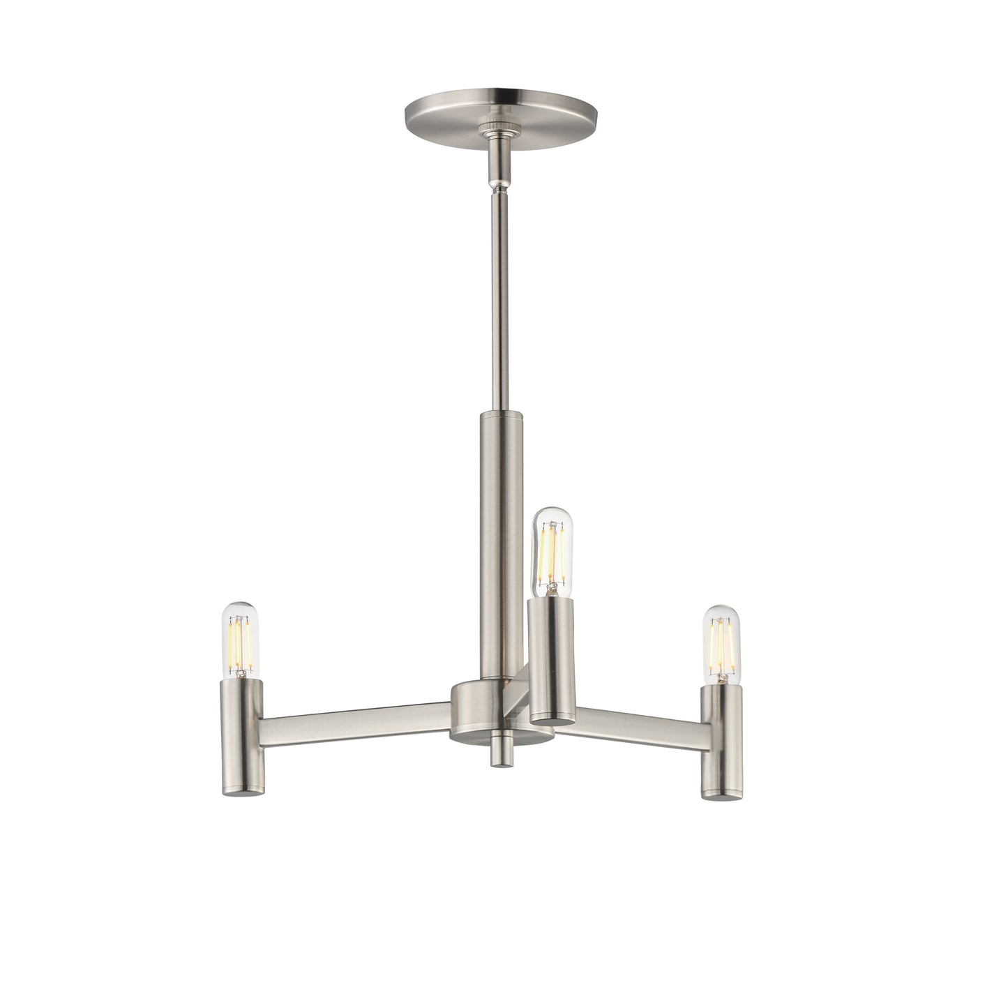 Emana 3-Light Chandelier Satin Nickel by Maxim Lighting