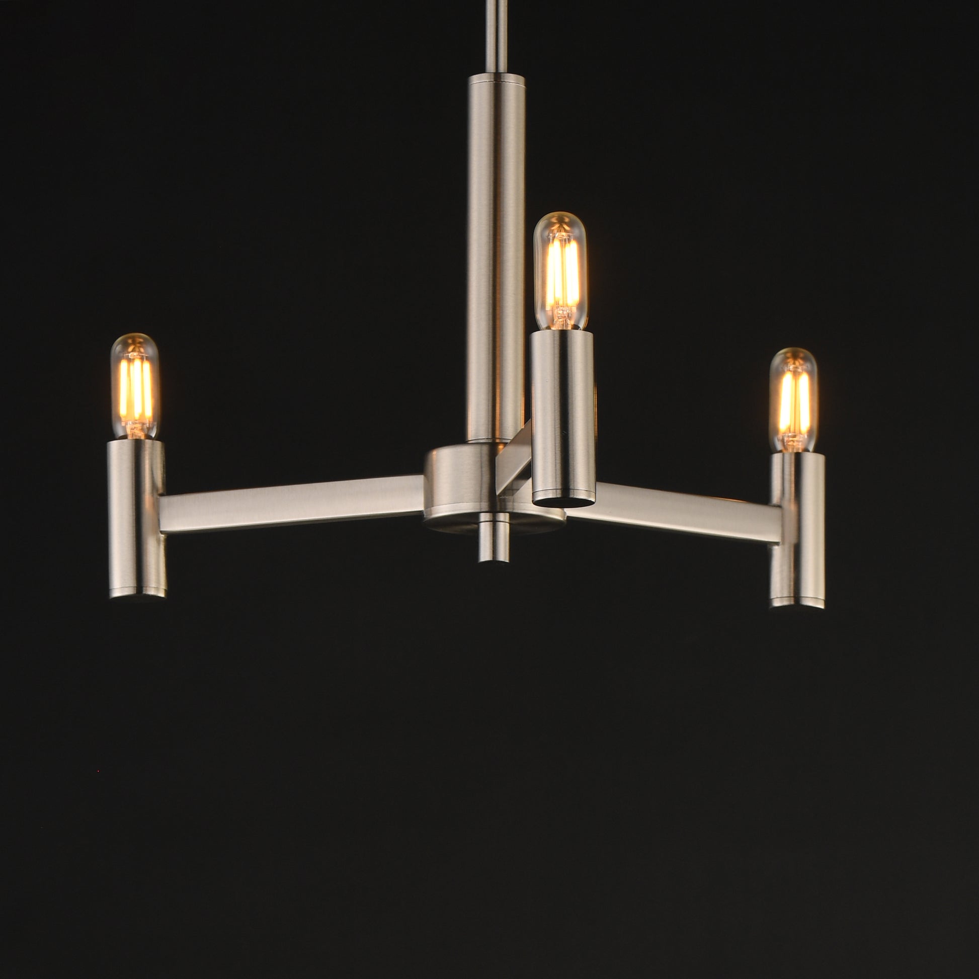 Emana 3-Light Chandelier Satin Nickel by Maxim Lighting