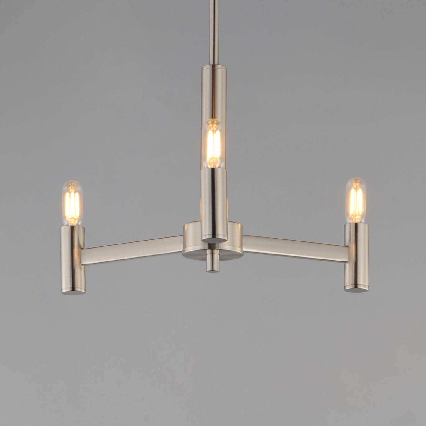 Emana 3-Light Chandelier Satin Nickel by Maxim Lighting