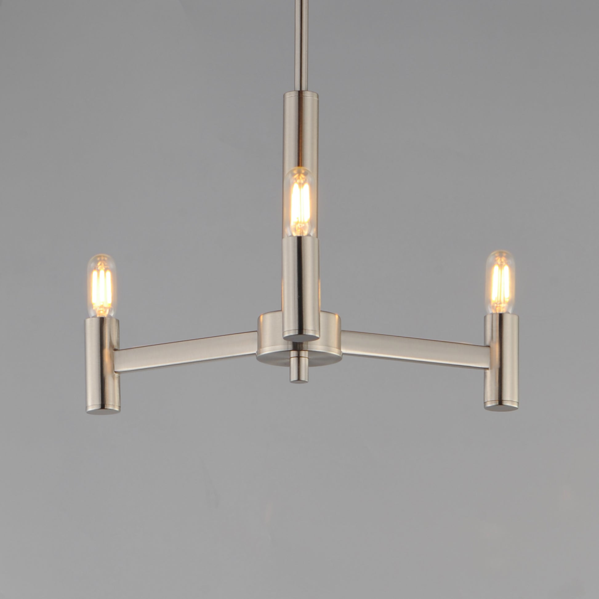 Emana 3-Light Chandelier Satin Nickel by Maxim Lighting