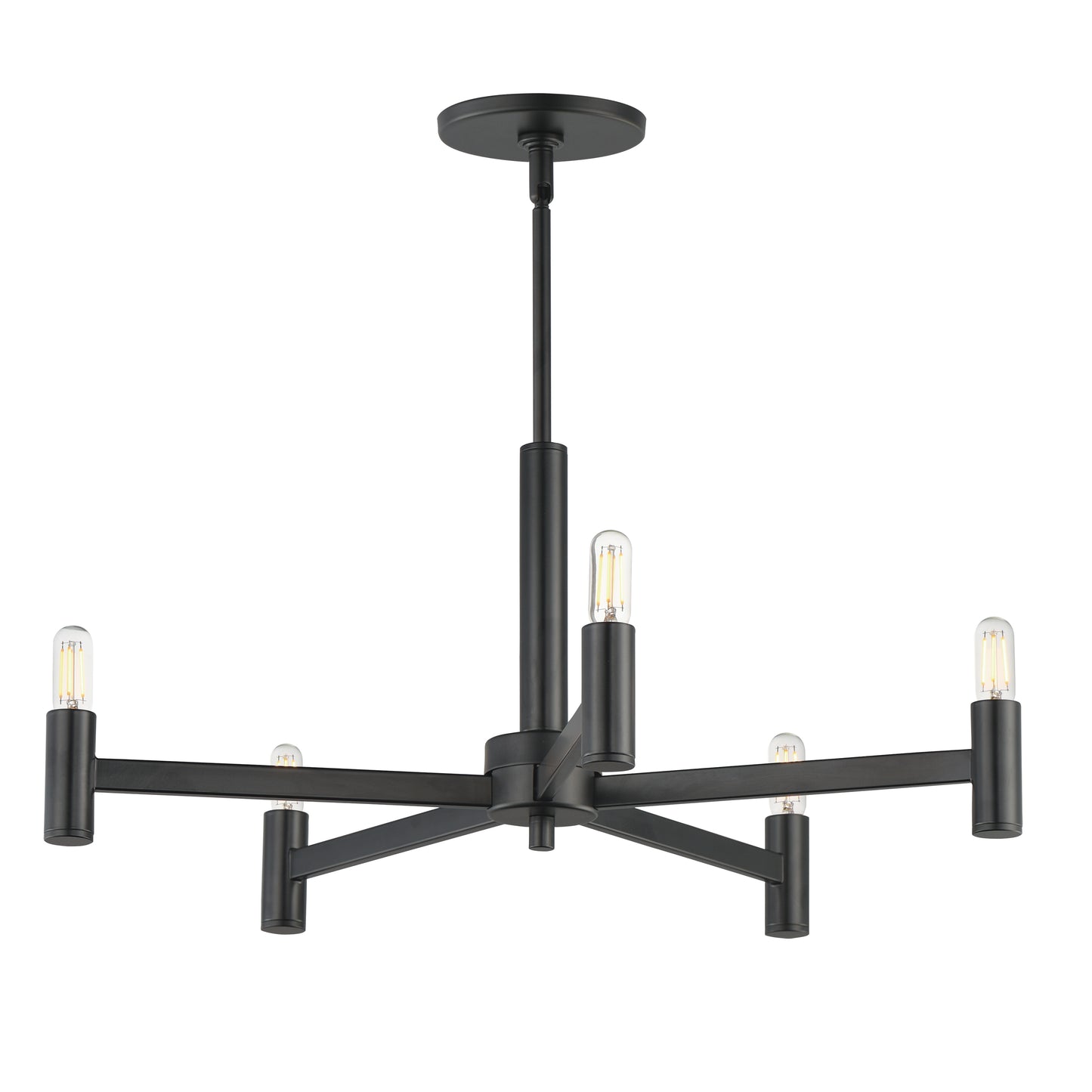 Emana 5-Light Chandelier Black by Maxim Lighting