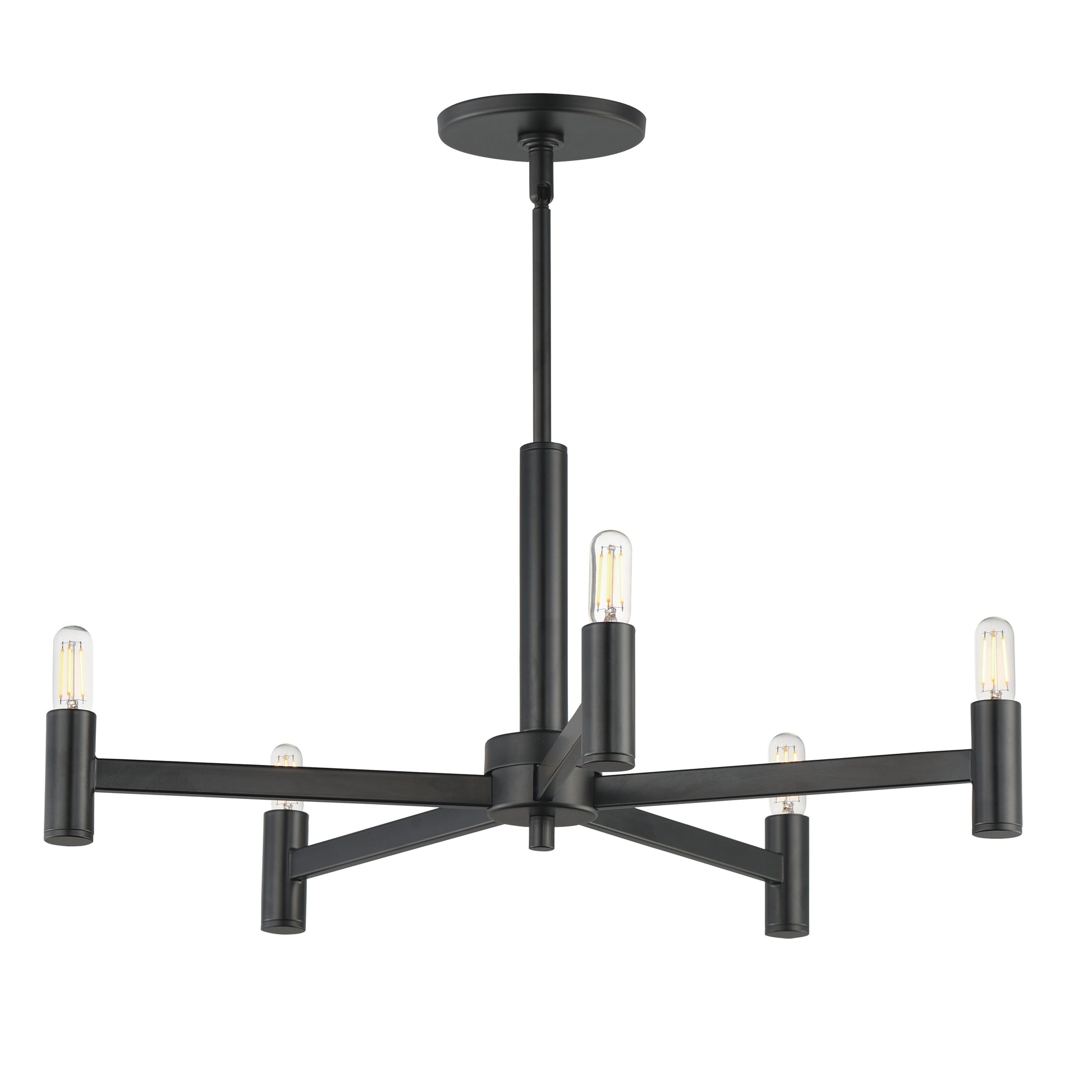 Emana 5-Light Chandelier Black by Maxim Lighting