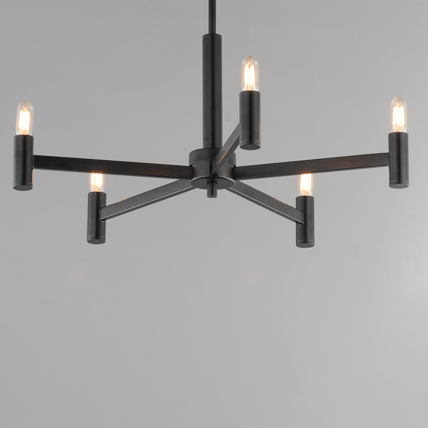 Emana 5-Light Chandelier Black by Maxim Lighting
